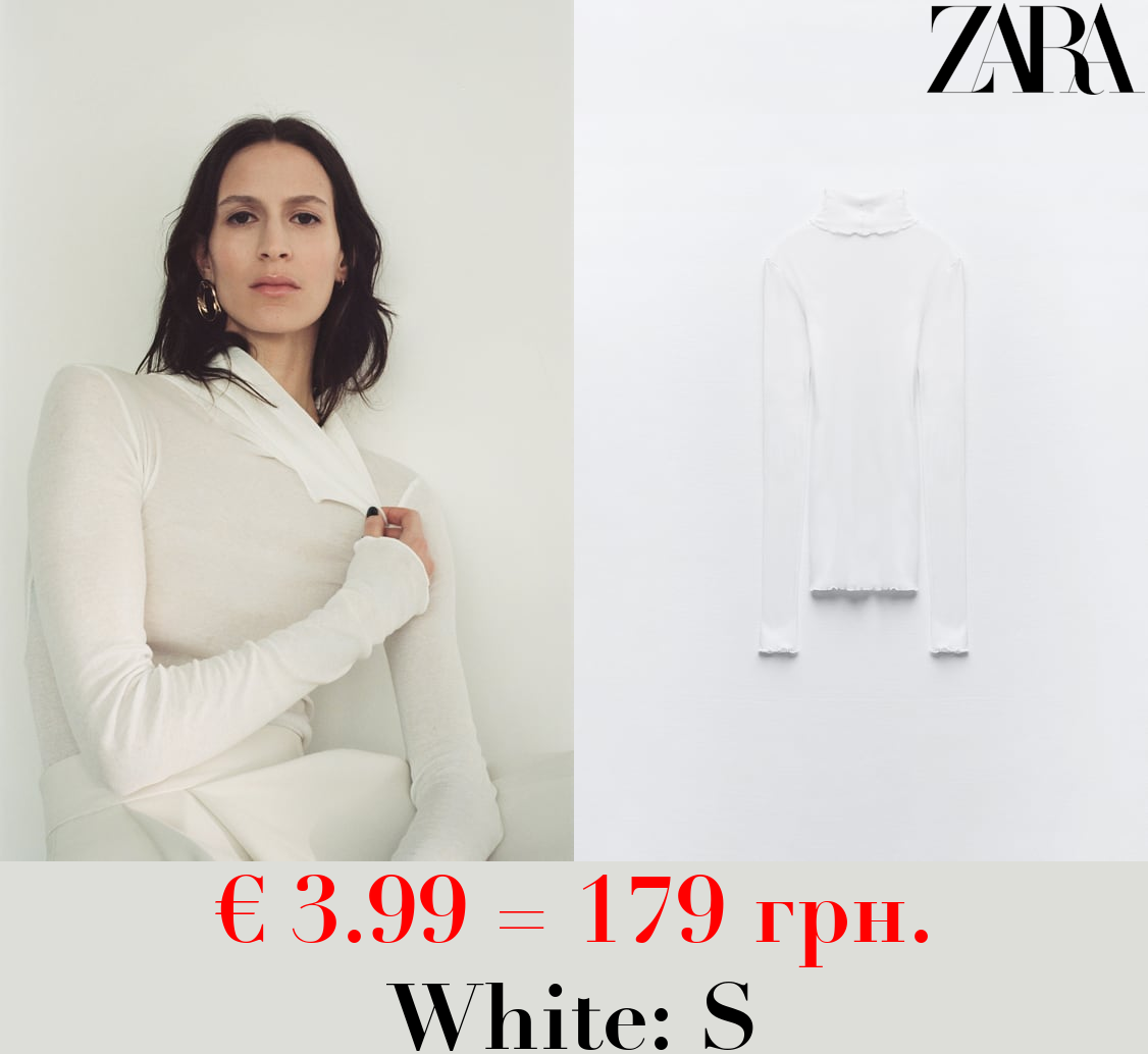 SEMI-SHEER DELICATE COTTON TOP