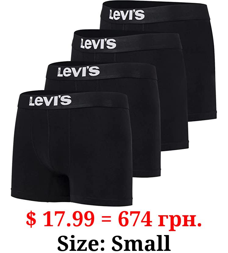 Levi's Mens Boxer Briefs Cotton Stretch Underwear For Men 4 Pack