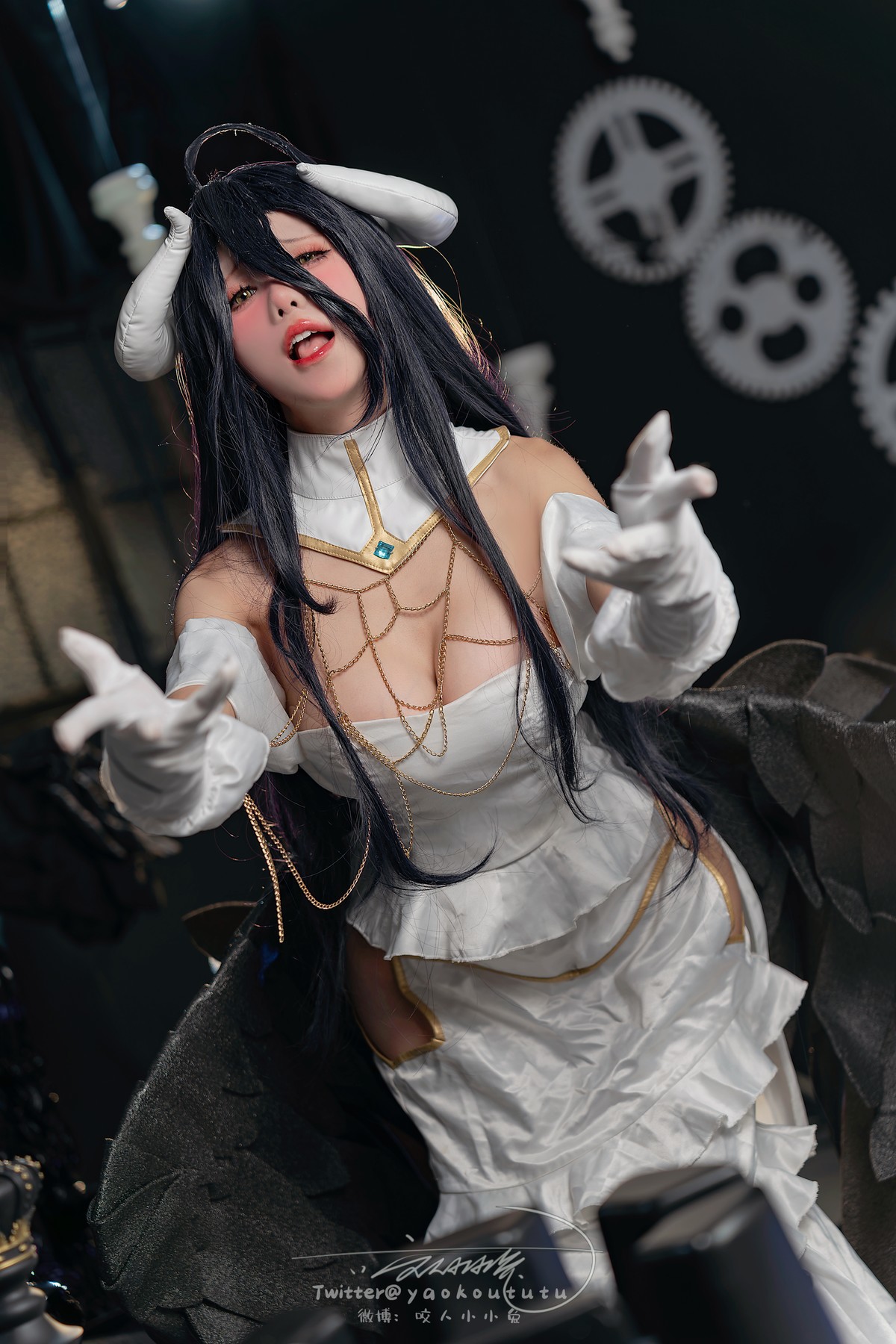 Cosplay 黏黏团子兔 魅魔之耻 雅儿贝德 & Tell Me 8