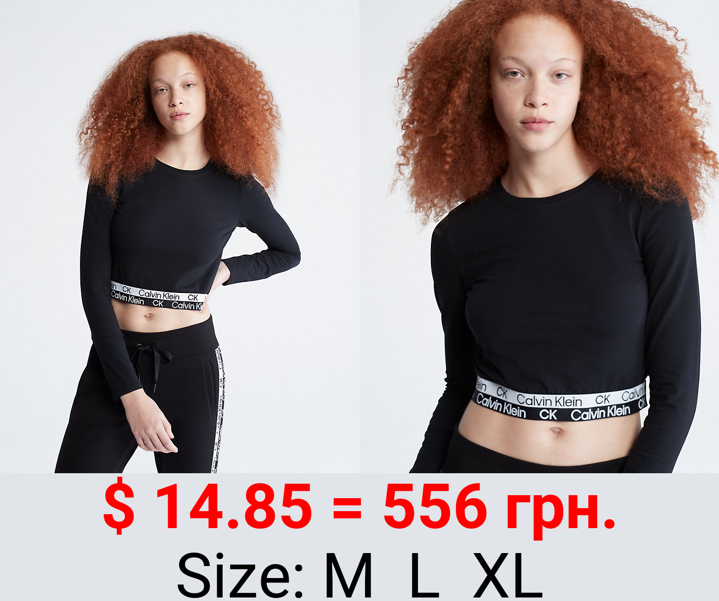 Performance Logo Tape Cropped T-Shirt