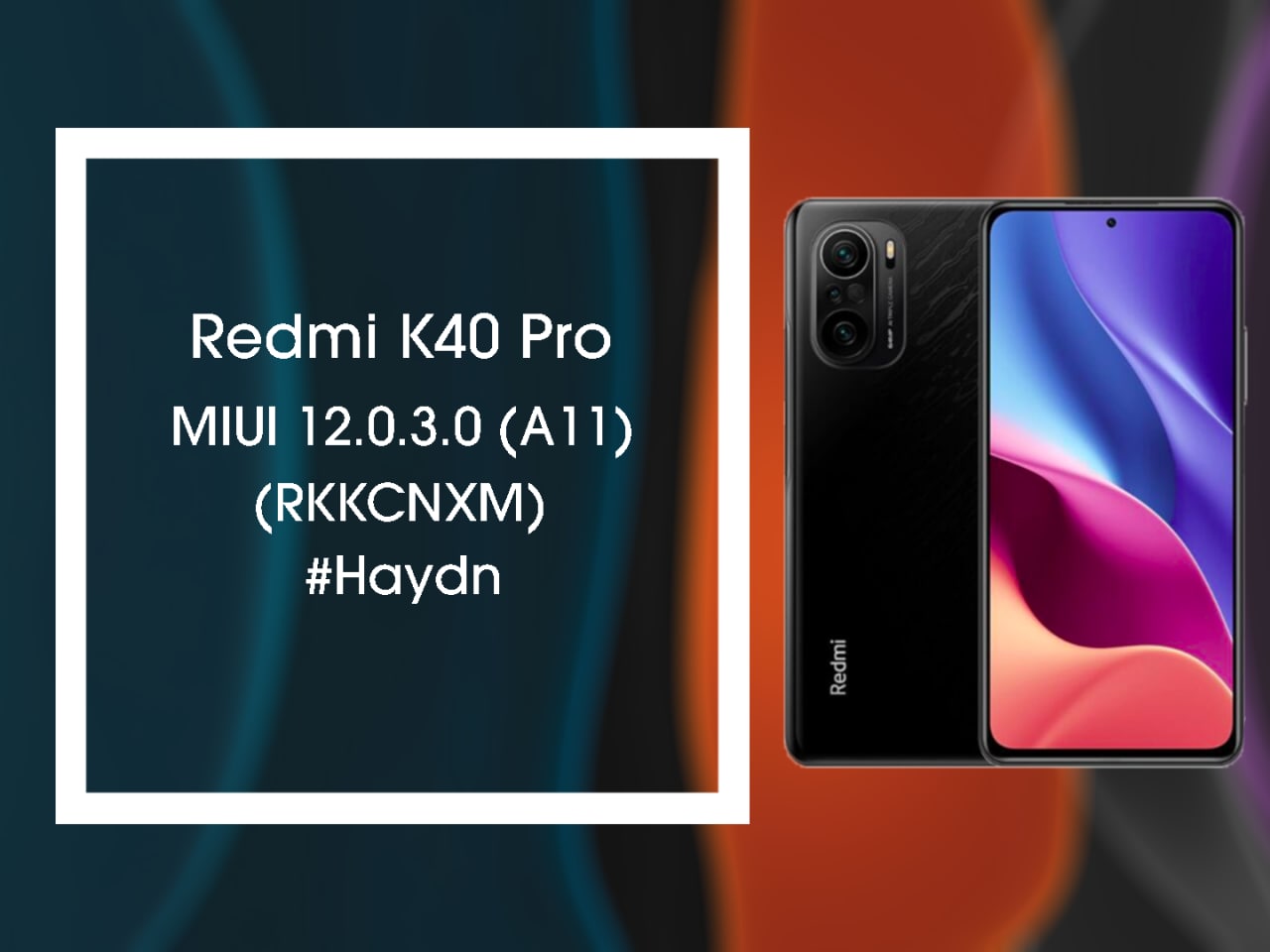 Redmi k40 характеристики