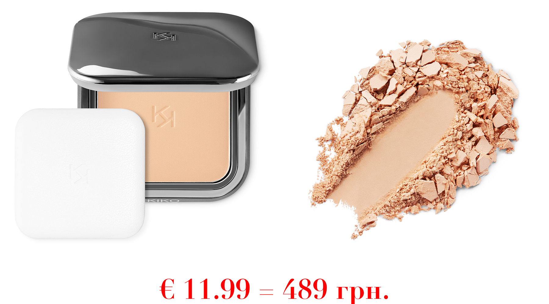 matte fusion pressed powderKompakter Puder mit natürlich mattem Finish