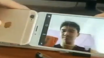 Usando la cámara trasera del iPhone como selfie