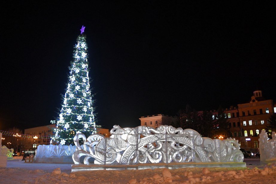 20-ти метровая ель украсит площадь имени Ленина в Хабаровске к Новому году