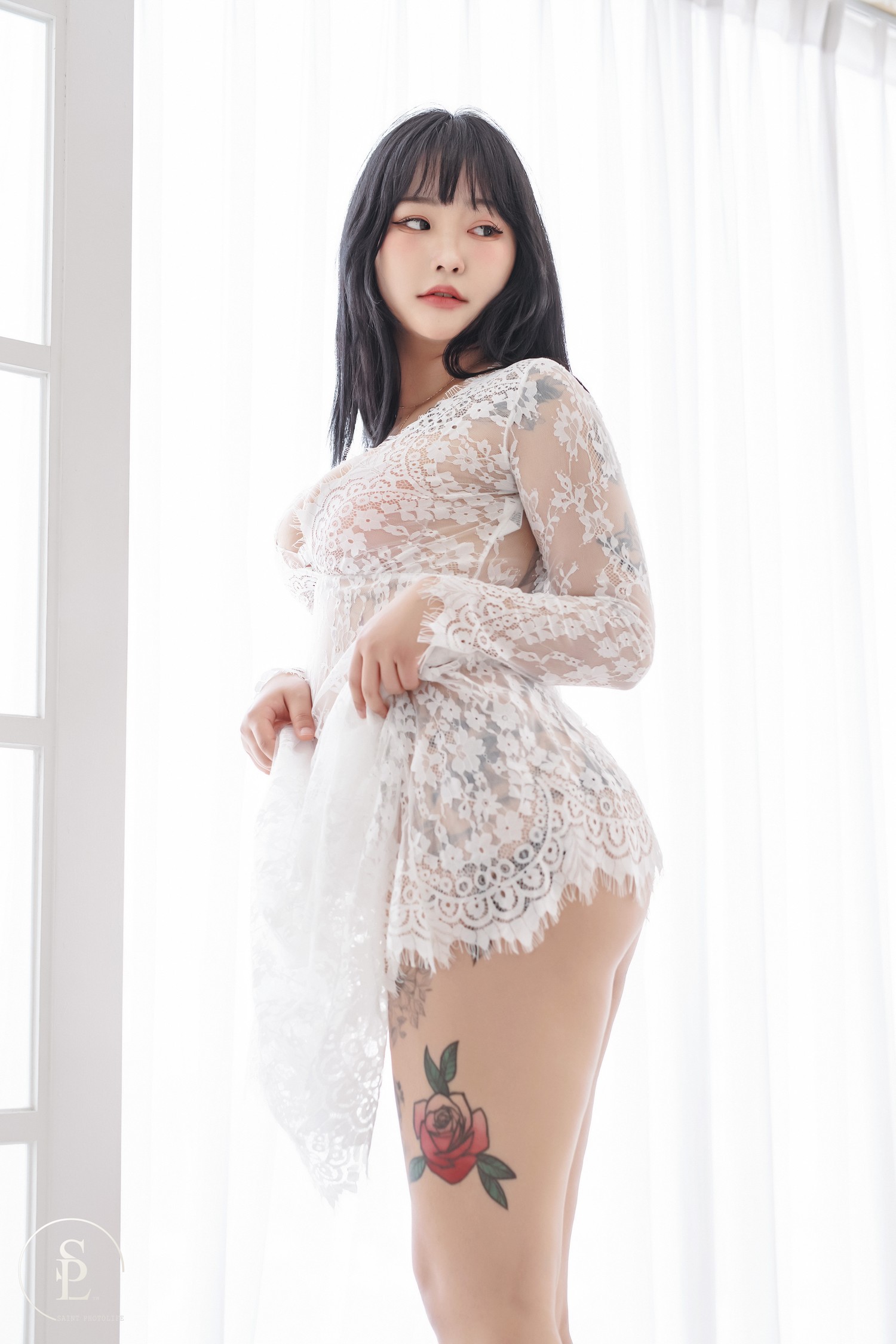 Jeon BoYeon 전보연, [SAINT Photolife] Leopard & Red Kimono 40
