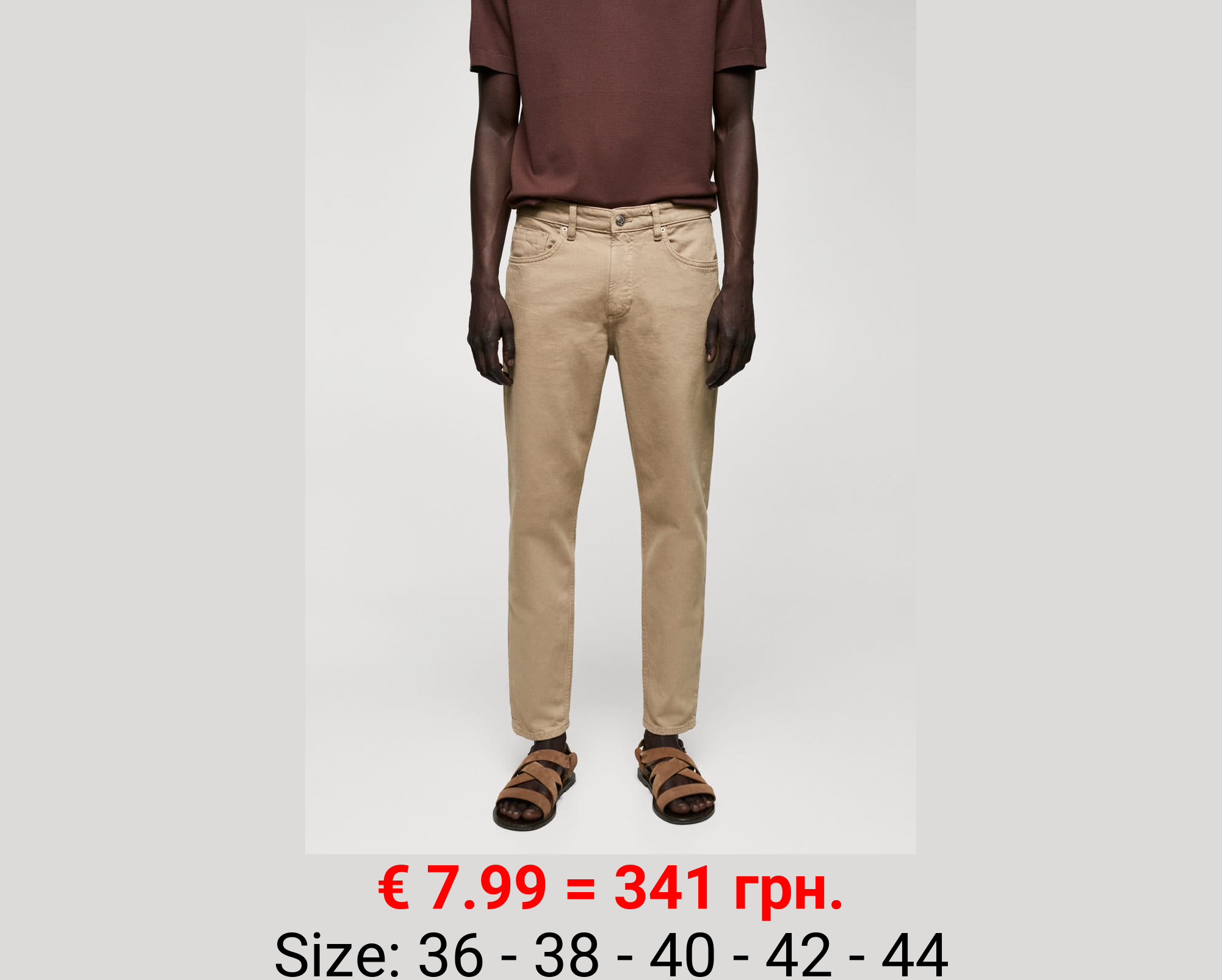 Jeans ben tapered cropped