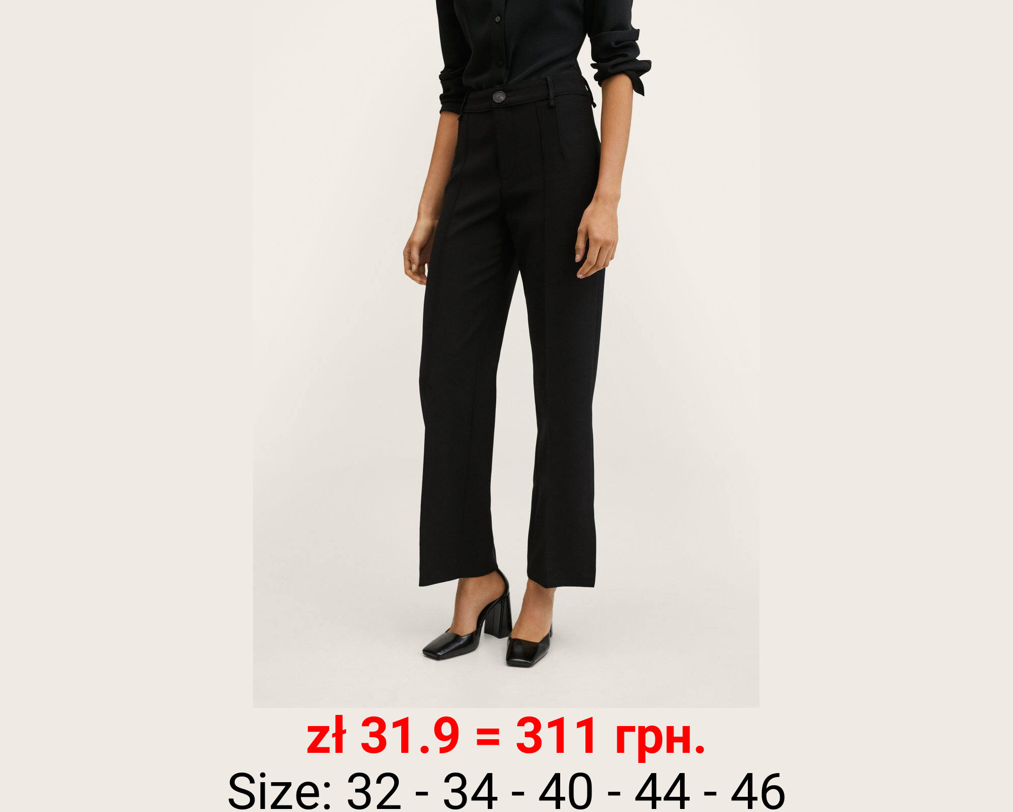 Pantalón recto aberturas