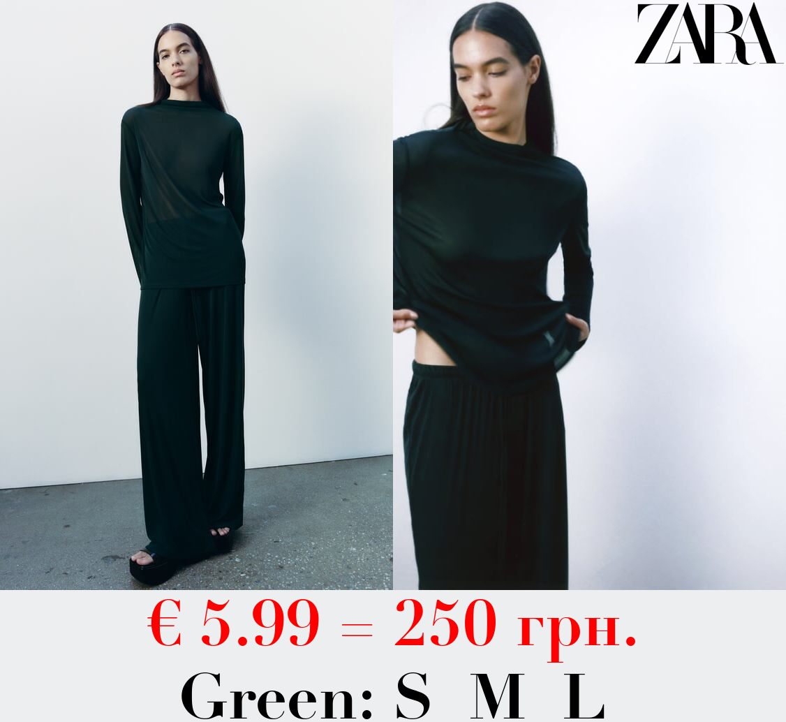 LONG SLEEVE FLOWING TOP