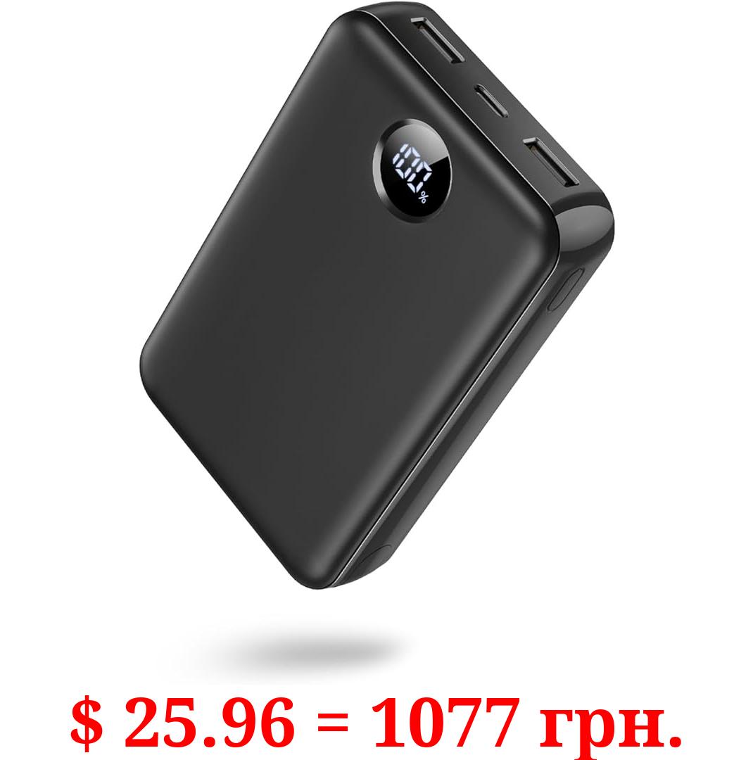 Portable Charger 40000mAh Power Bank,Fast Charging Battery Pack,USB-C supports up to Android-22.5W/iOS-20W Output,LED Display Portable Phone Charger for iPhone 15/14/13 Series, Samsung Google (Black)