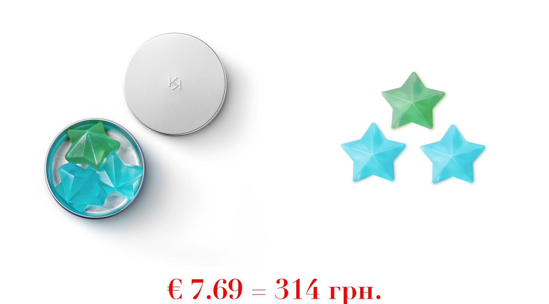 blue me solid face cleanser & scrub duo