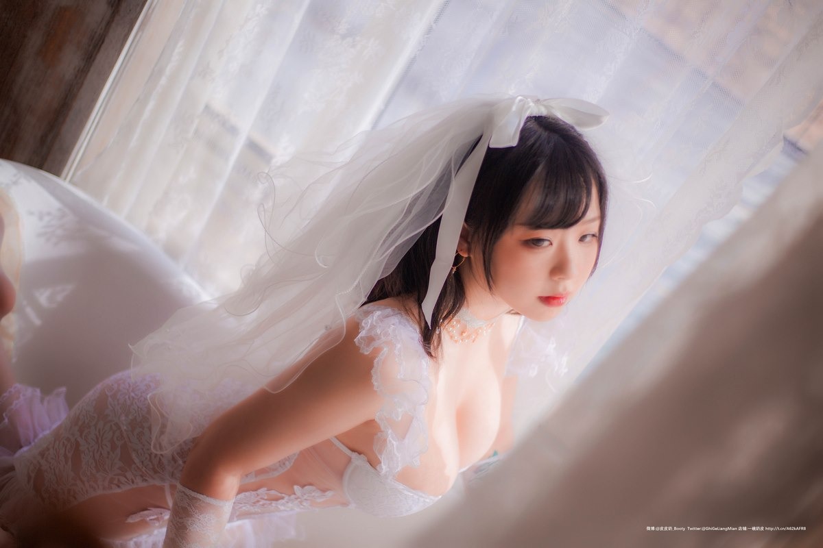 [Cos]皮皮奶-朦胧婚纱[66P] 13