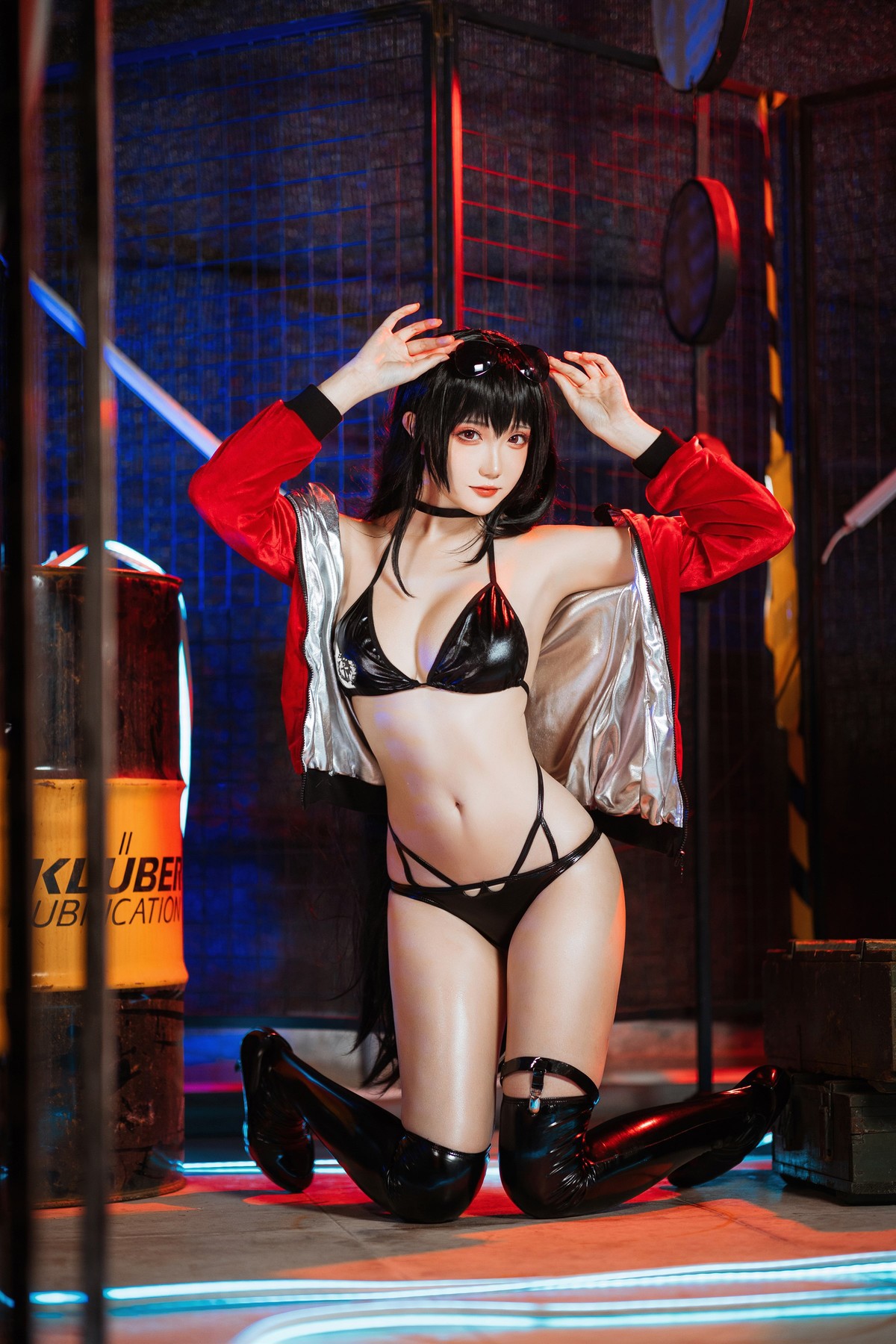 Cosplay 瓜希酱 碧蓝航线 大凤赛车 22