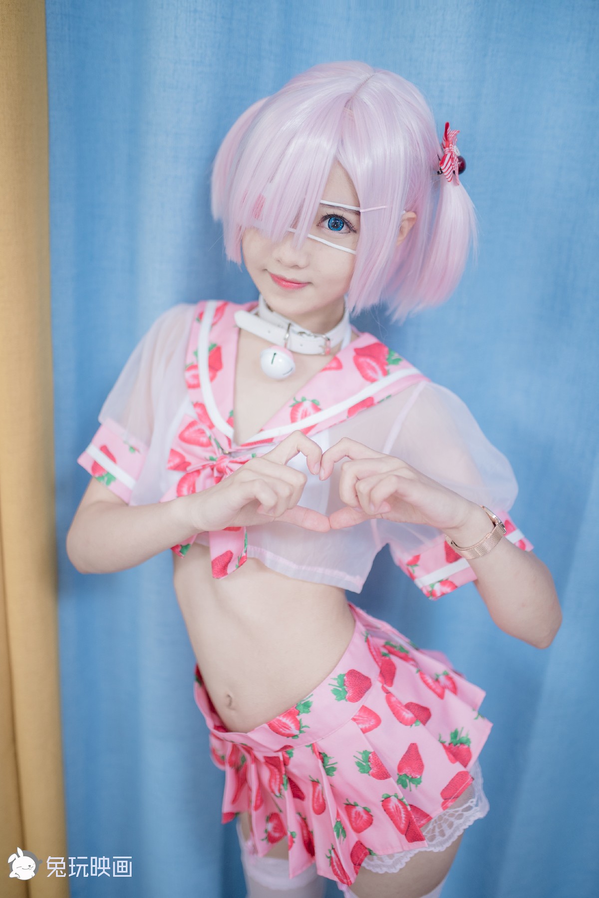 Cosplay 兔玩映画 草莓裙 5