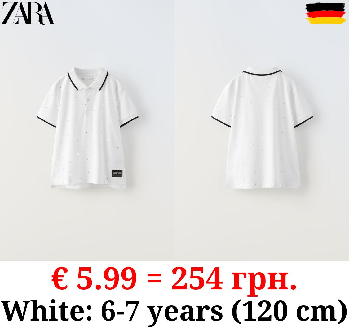 PRINTED PIQUÉ POLO SHIRT