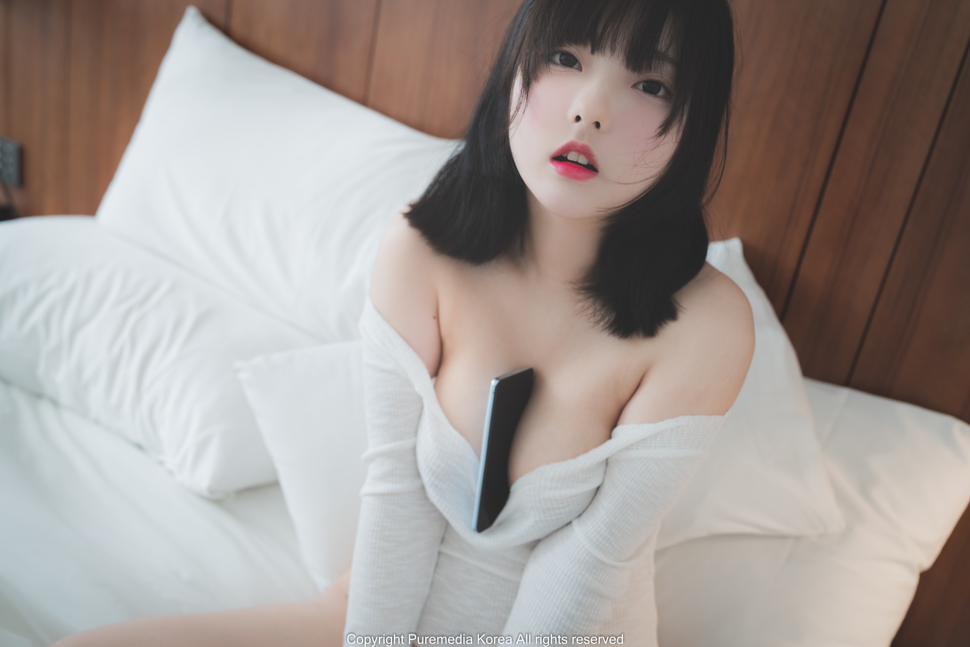 Hansom 한솜, [PURE MEDIA] Vol.122 누드 디지털화보 Set.01 5
