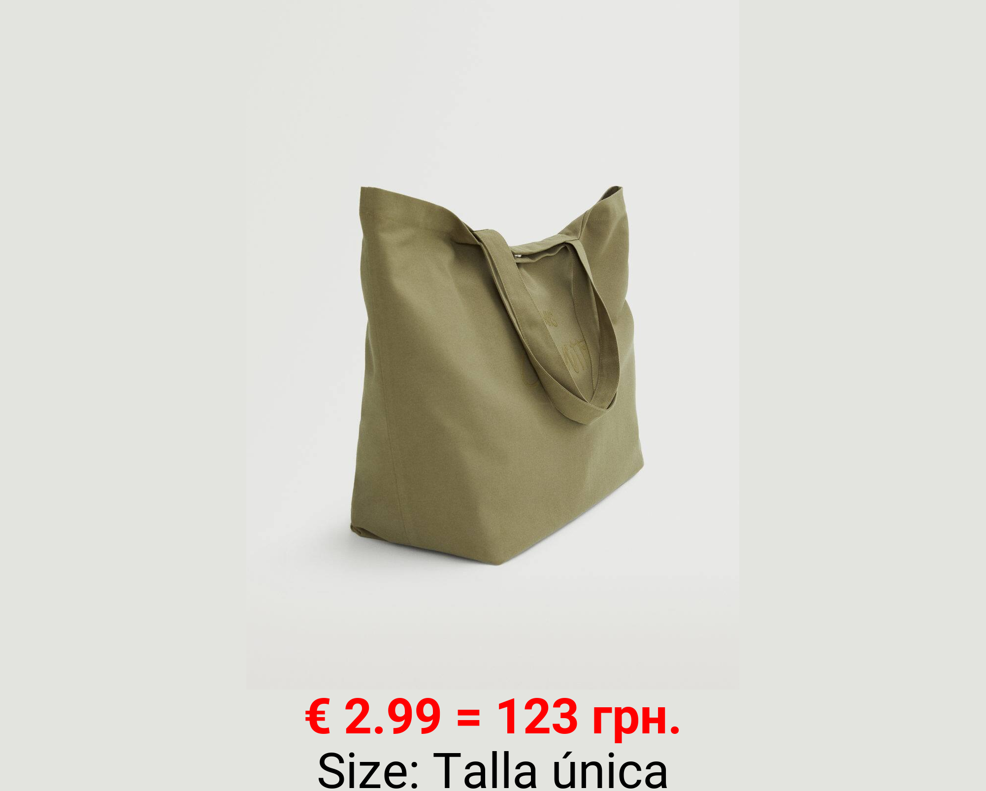 Bolso shopper algodón