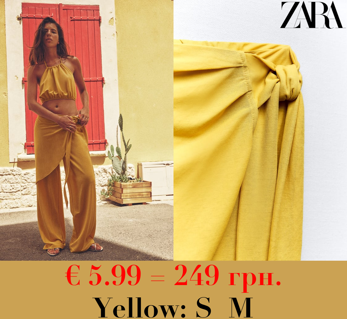 WRAP TROUSERS WITH TIES