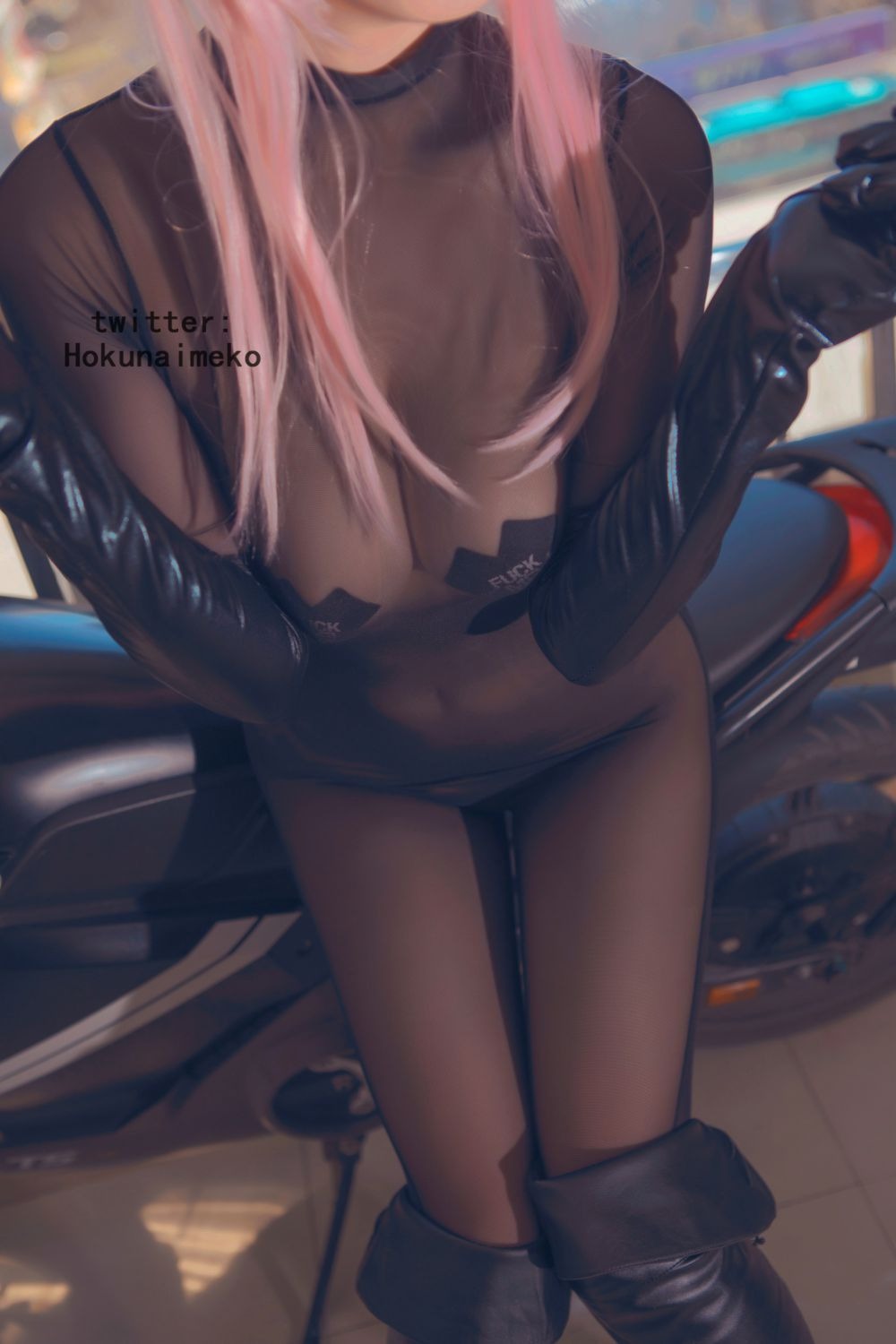 Hokunaimeko NO7 オリジナルコスプレ オートバイお姉ちゃん[73P2V] 44