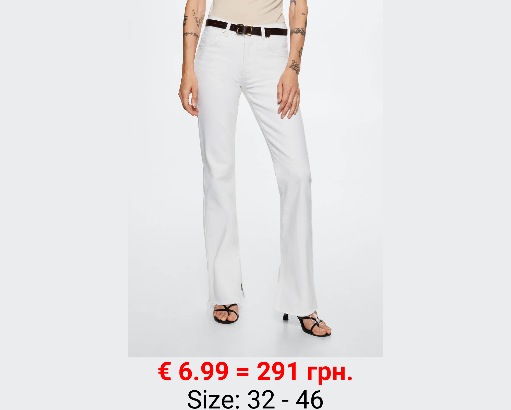 Jeans rectos tiro medio