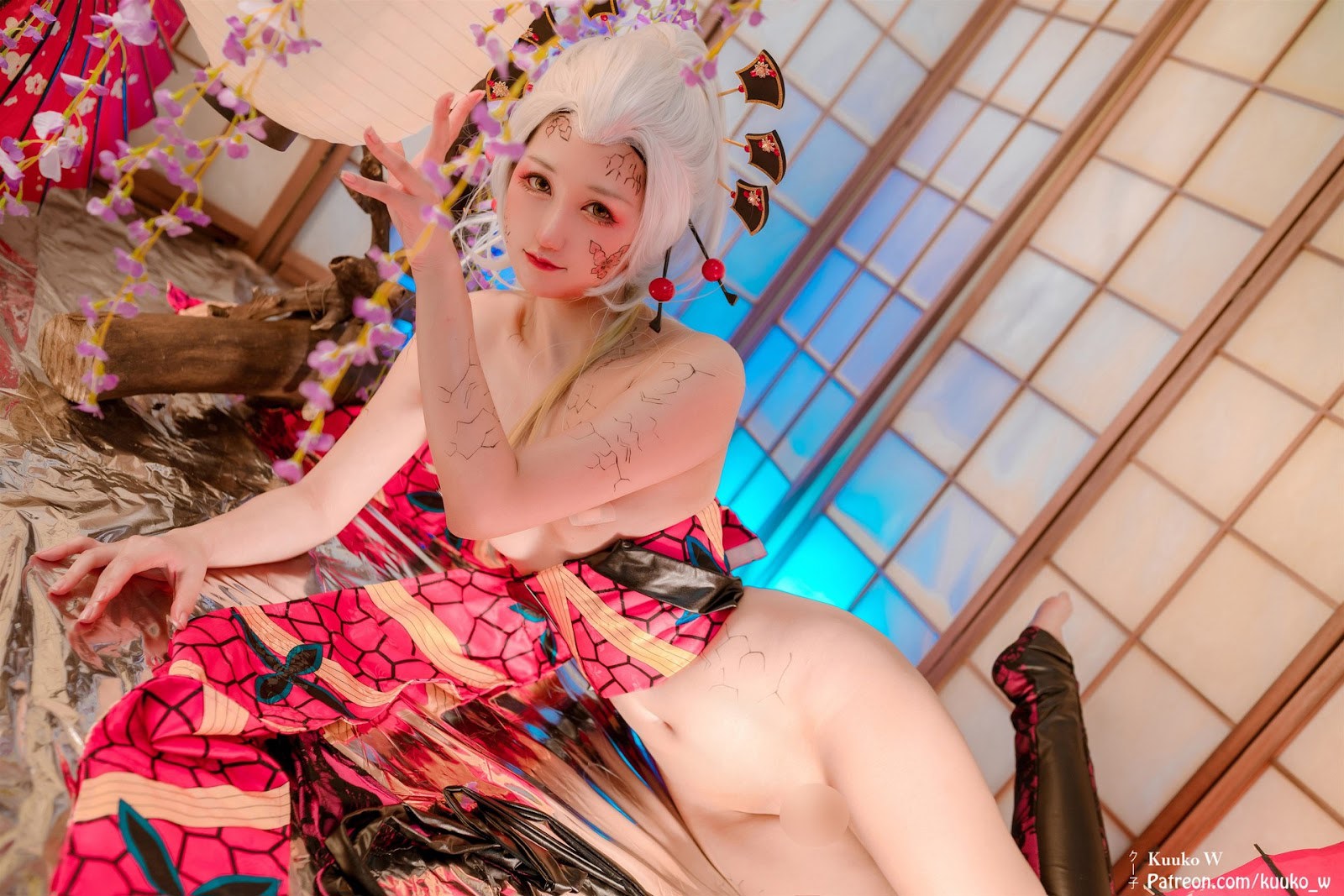 Cosplay KuukoW クー子 Daki 堕姫 26