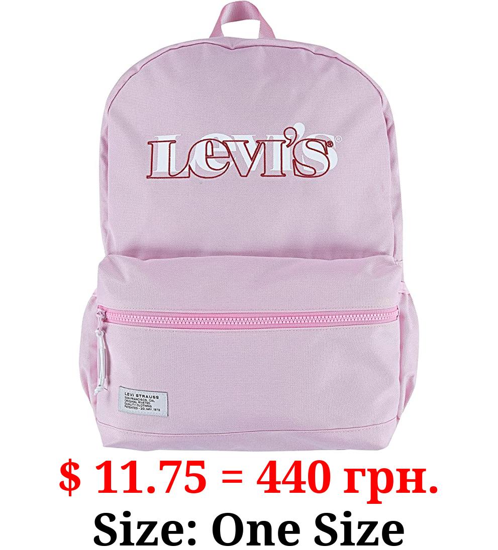 Levi's Unisex-Adults Classic Logo Backpack, Pink, One Size