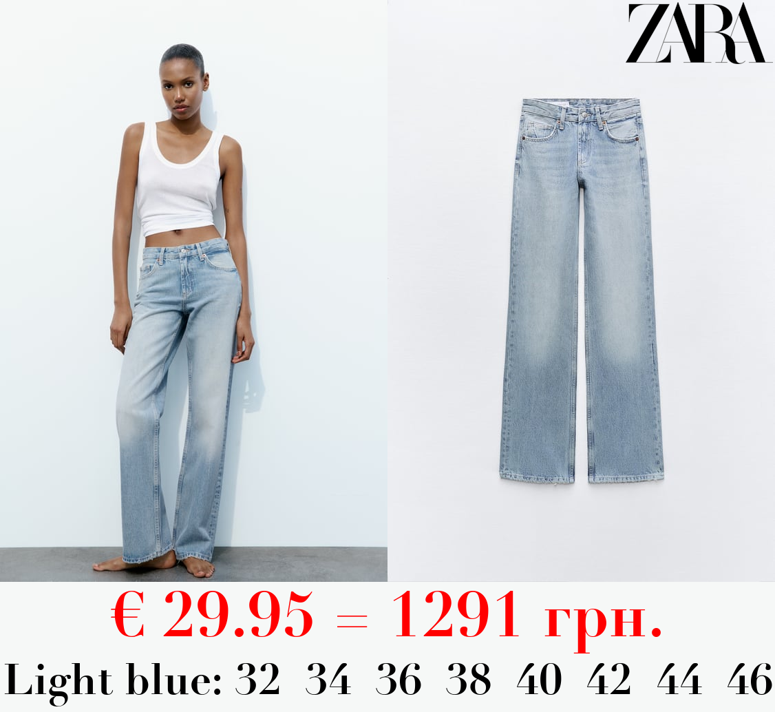 TRF WIDE-LEG MID-RISE FULL LENGTH JEANS