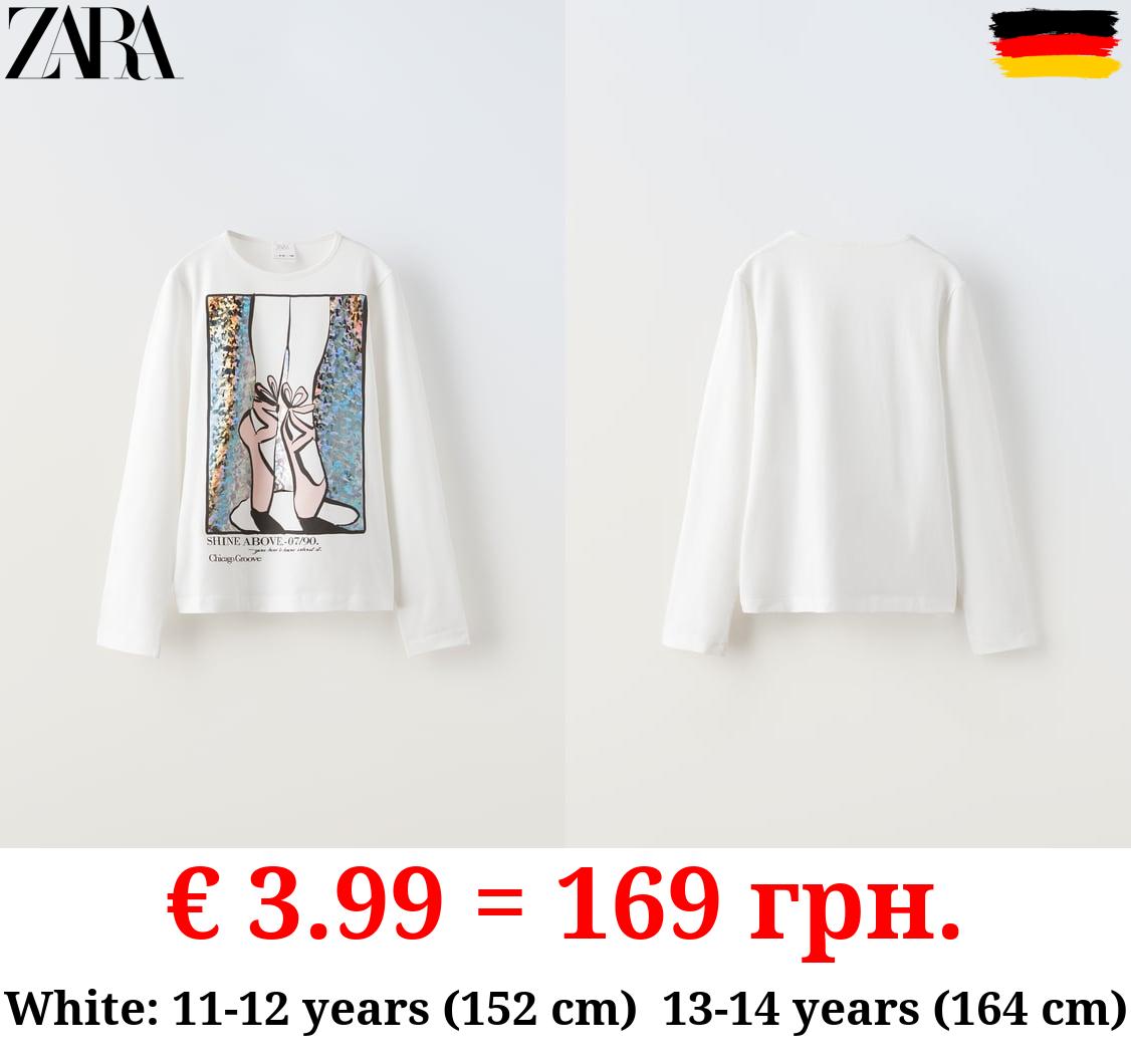 FOIL BALLERINA T-SHIRT