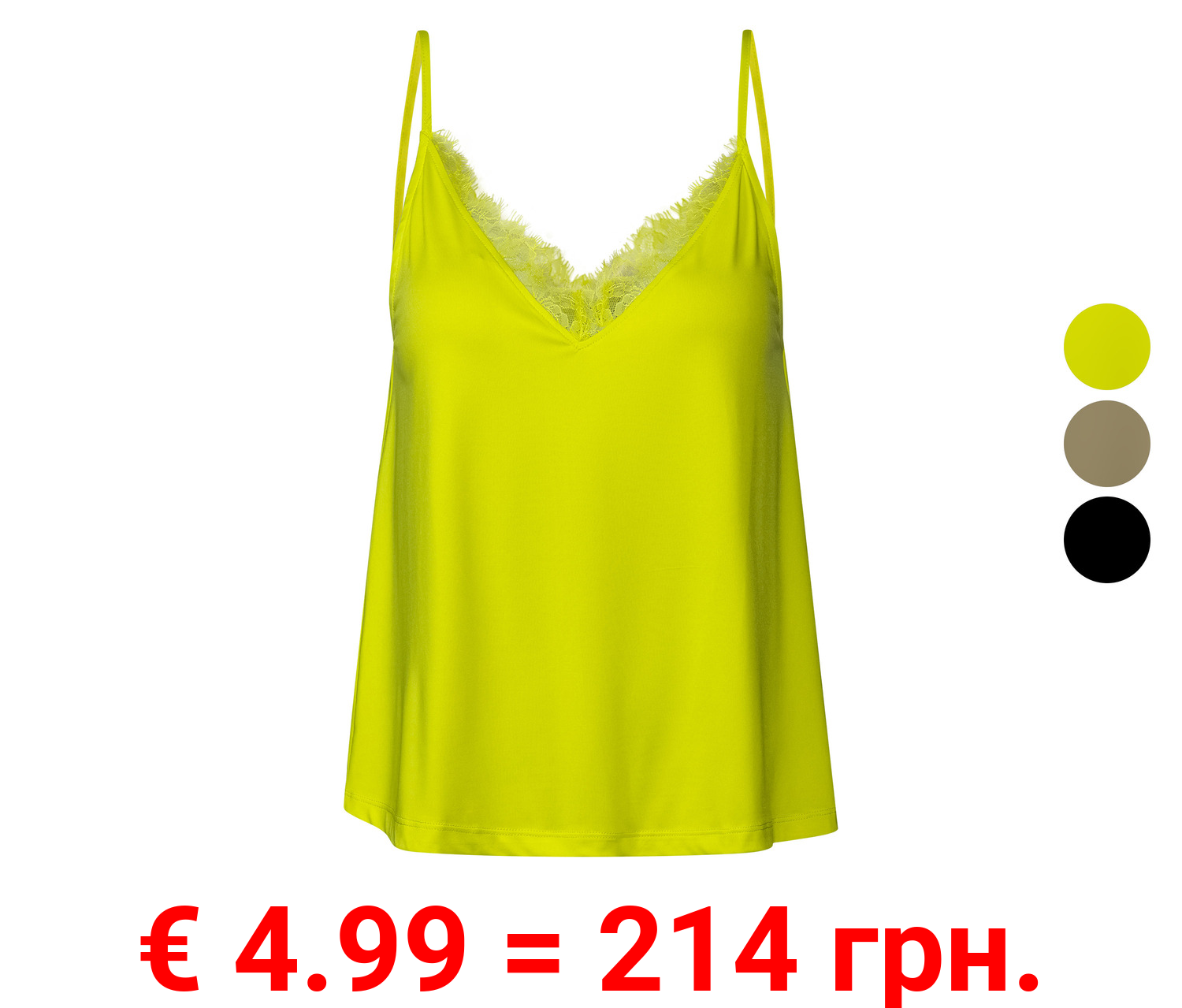 esmara® Damen Top mit Spitze