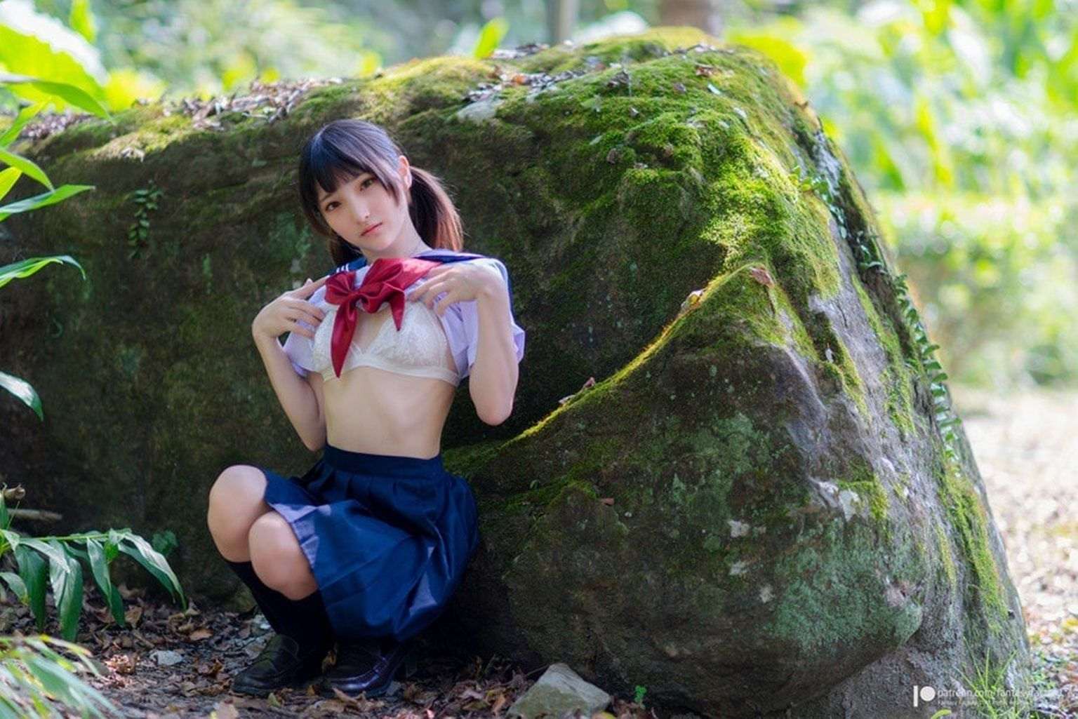 [小丁Patron] High School Girl with Pretty Pussy 皮衣濕身誘惑 (Fantasy Factory) 26