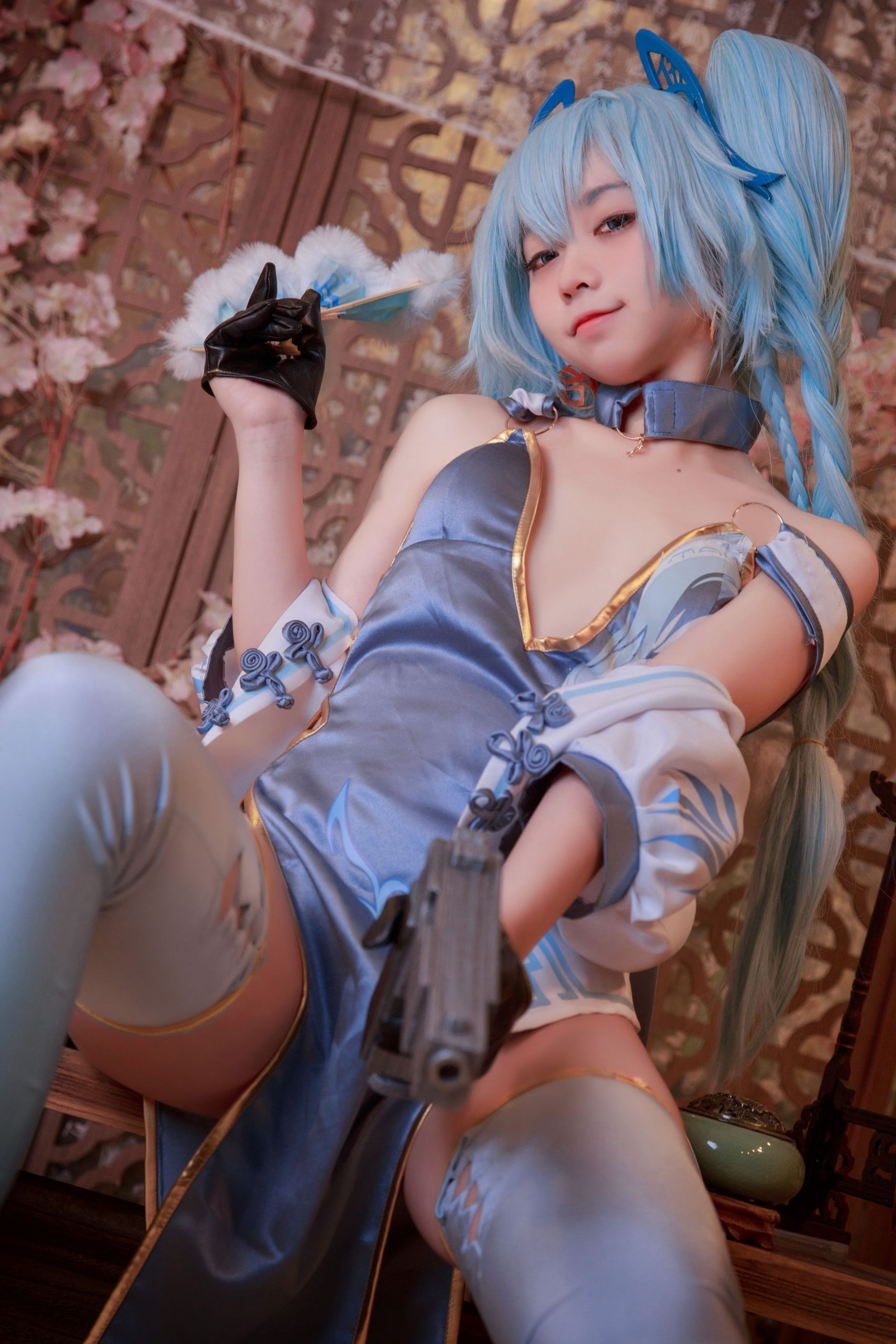 G44不会受伤-pa15旗袍 翠雀媚 [20P] 12