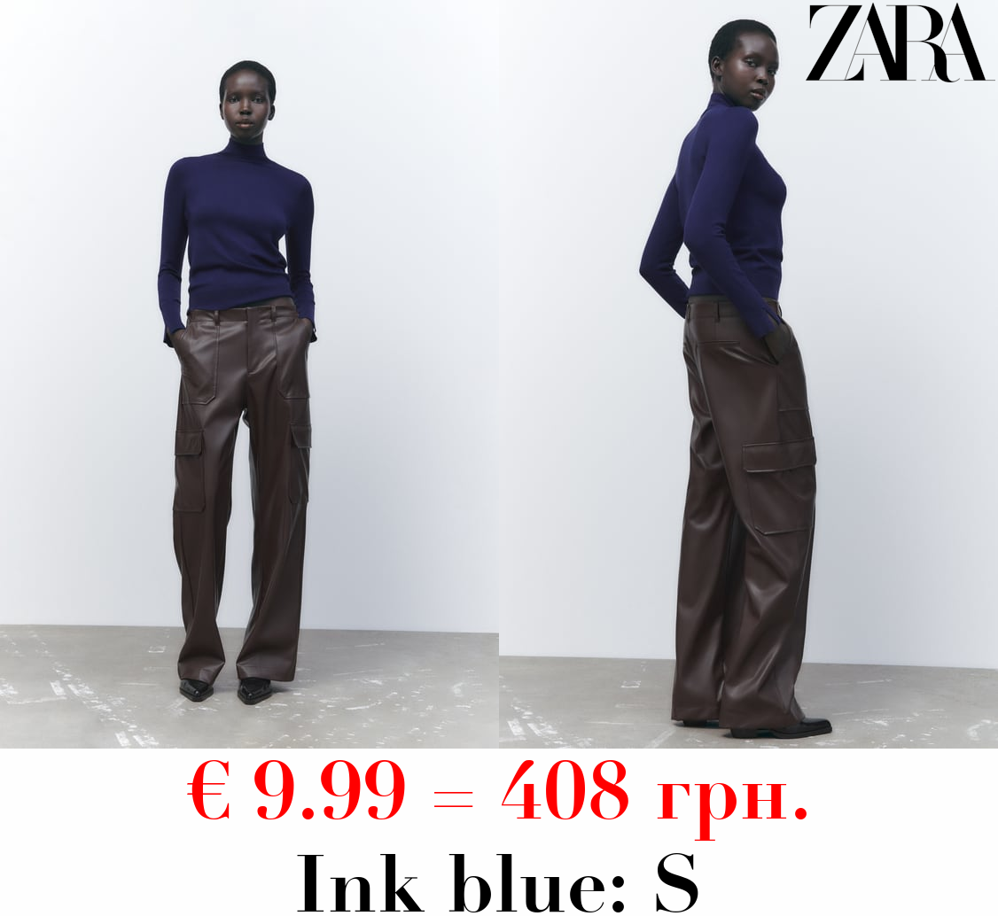 BASIC KNIT SWEATER WITH A HIGH NECK