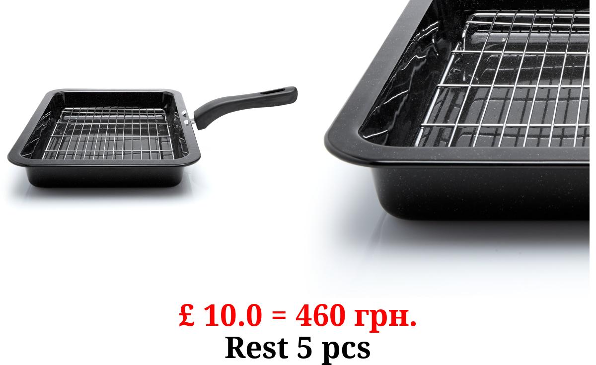 Enamel Grill Pan With Rack