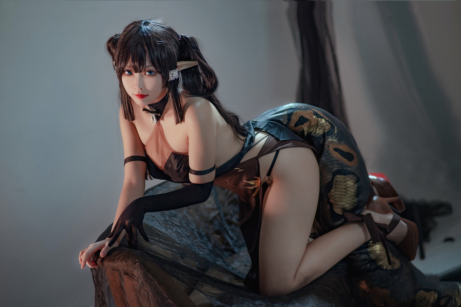 Cosplay 宫本桜 森蚺同人 11