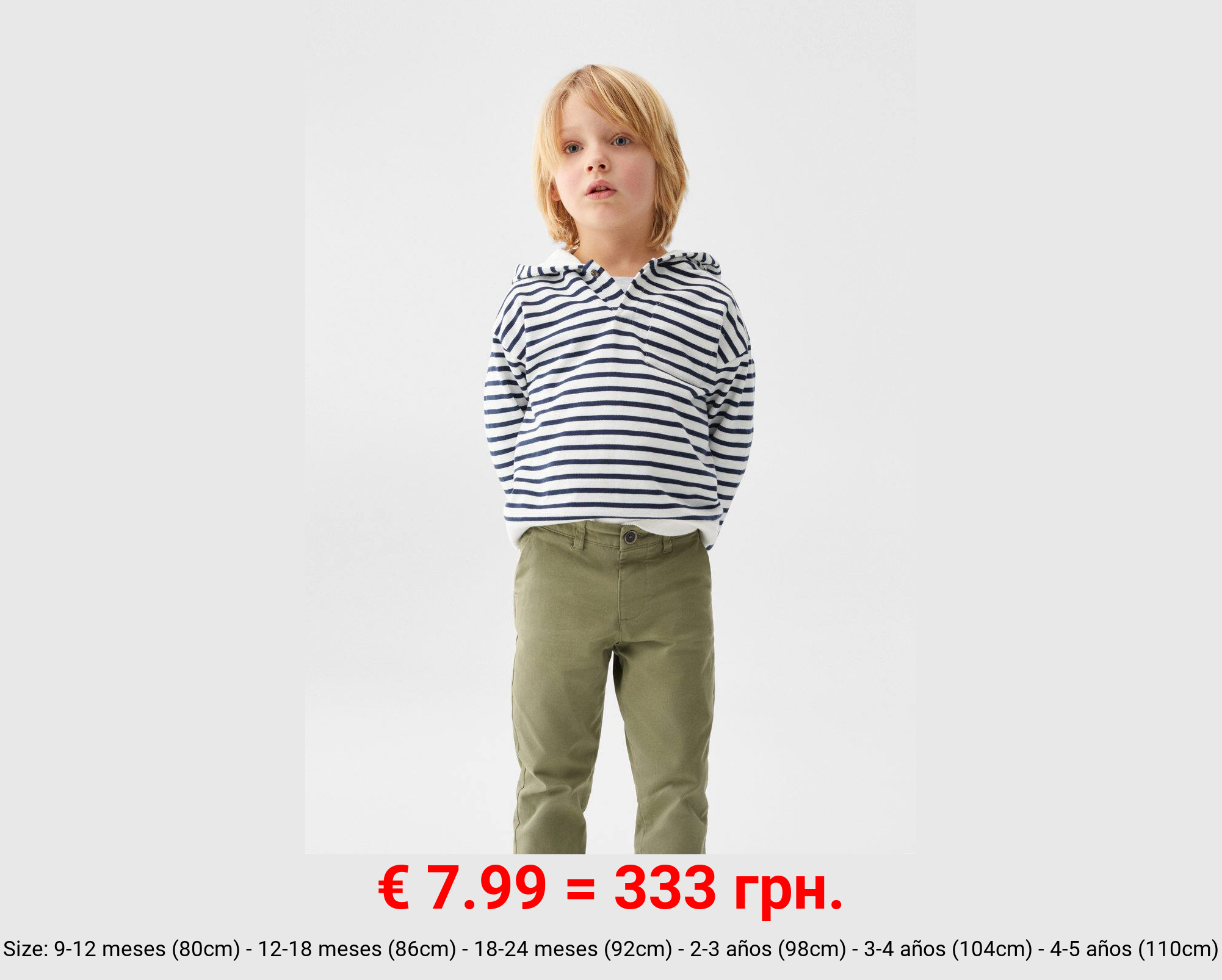 Pantalón chino algodón 