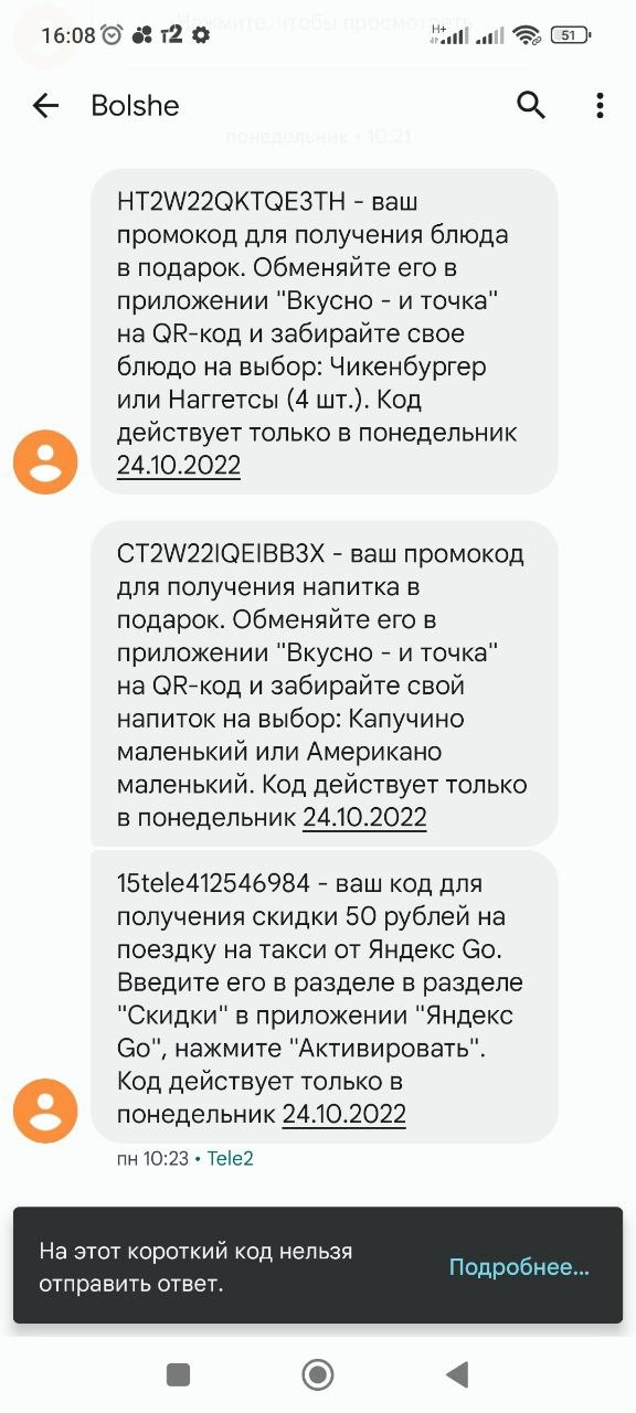 Вкусный понедельник от Теле2 – Telegraph