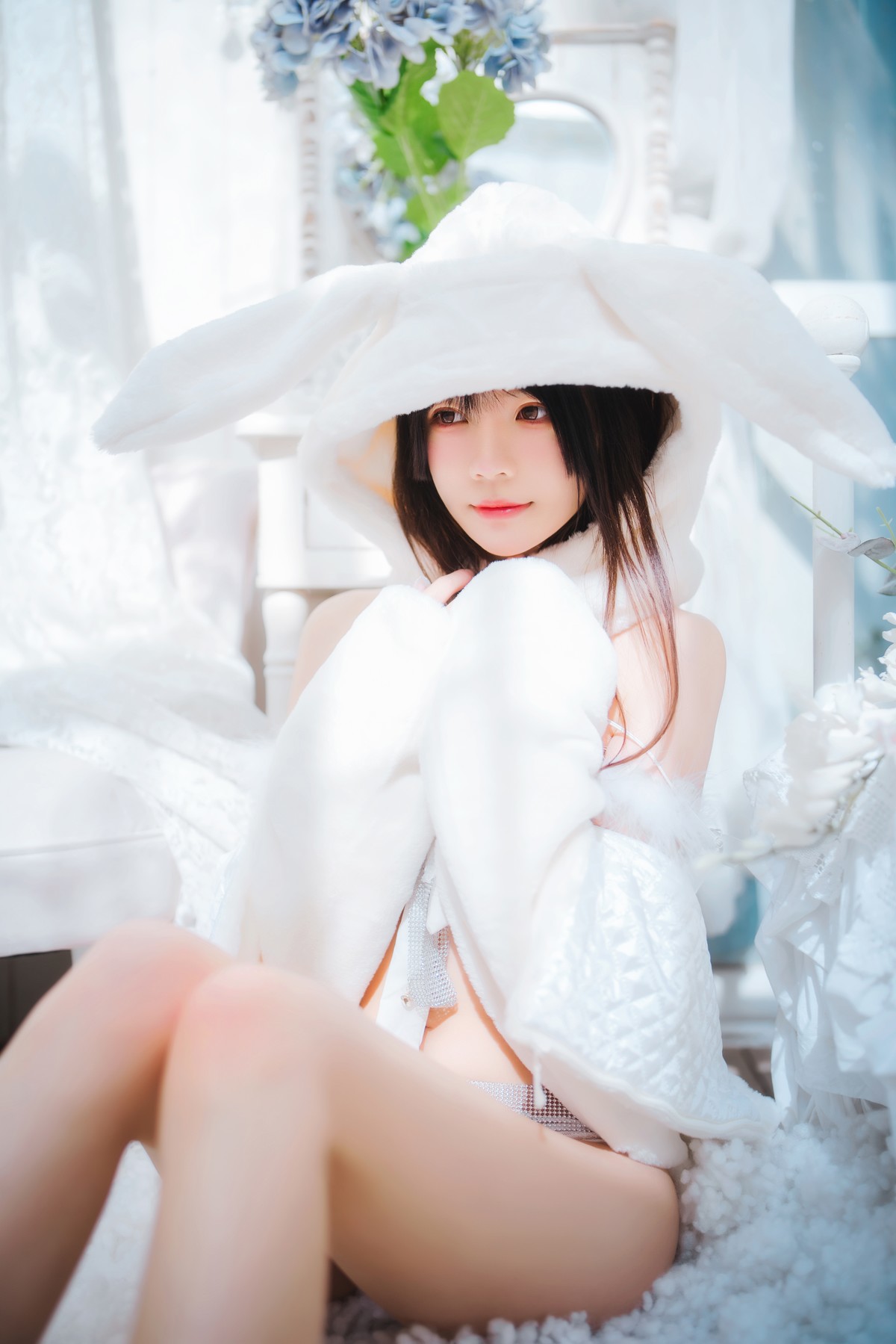 Cosplay 桜桃喵 小白兔 Set.01 28