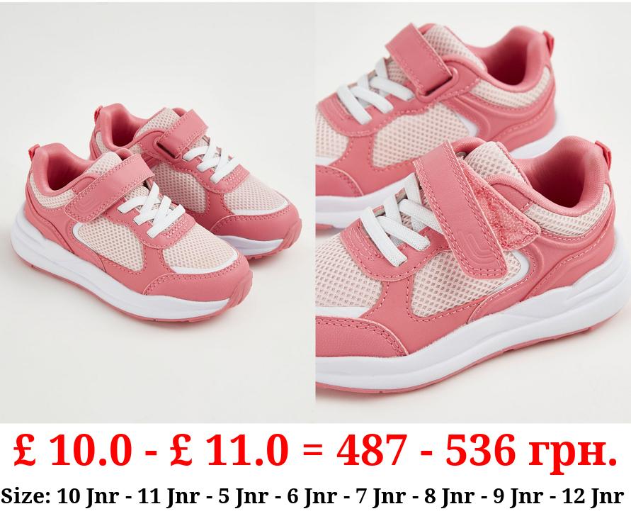 Pink Mesh Trainers