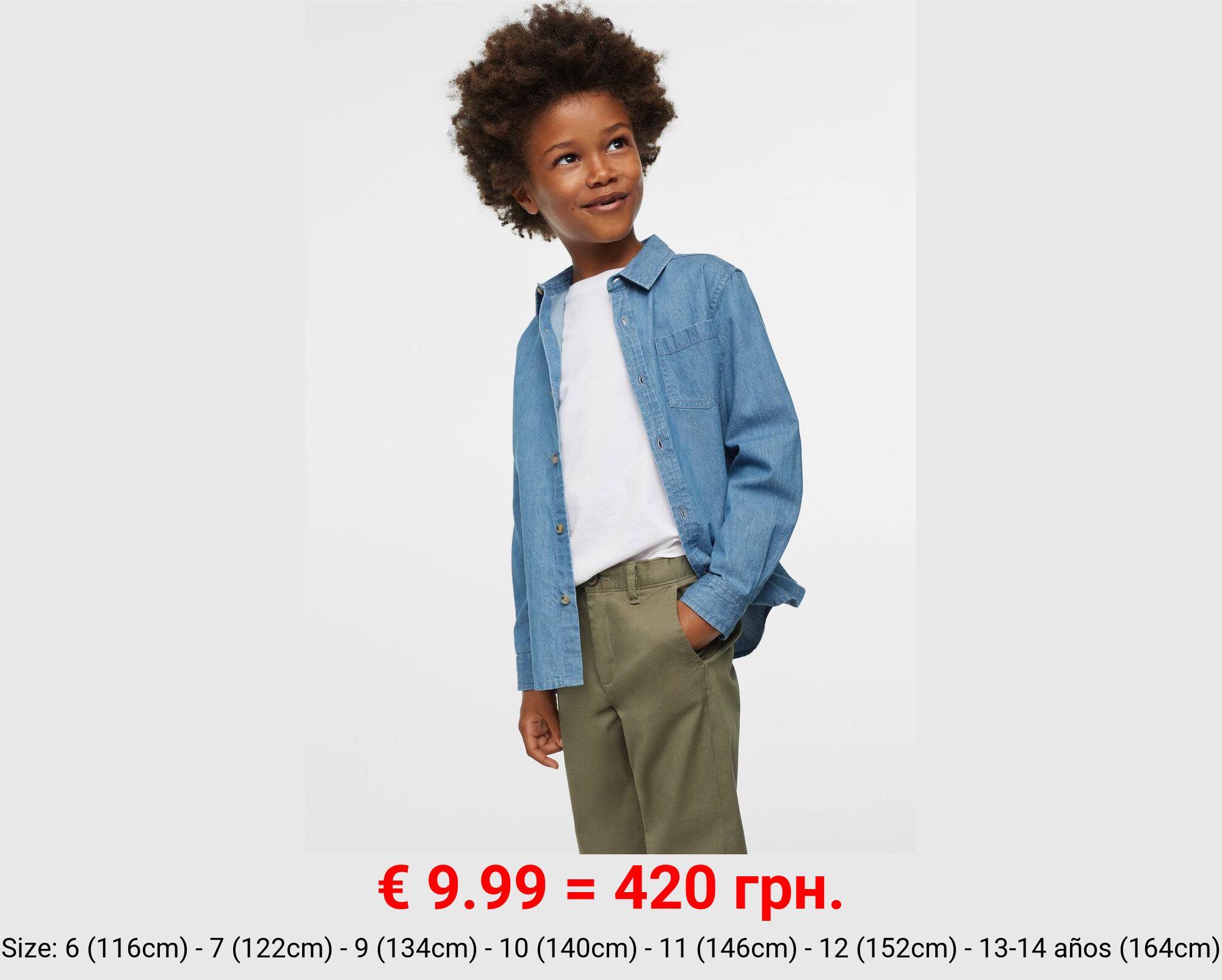 Pantalón chino algodón 