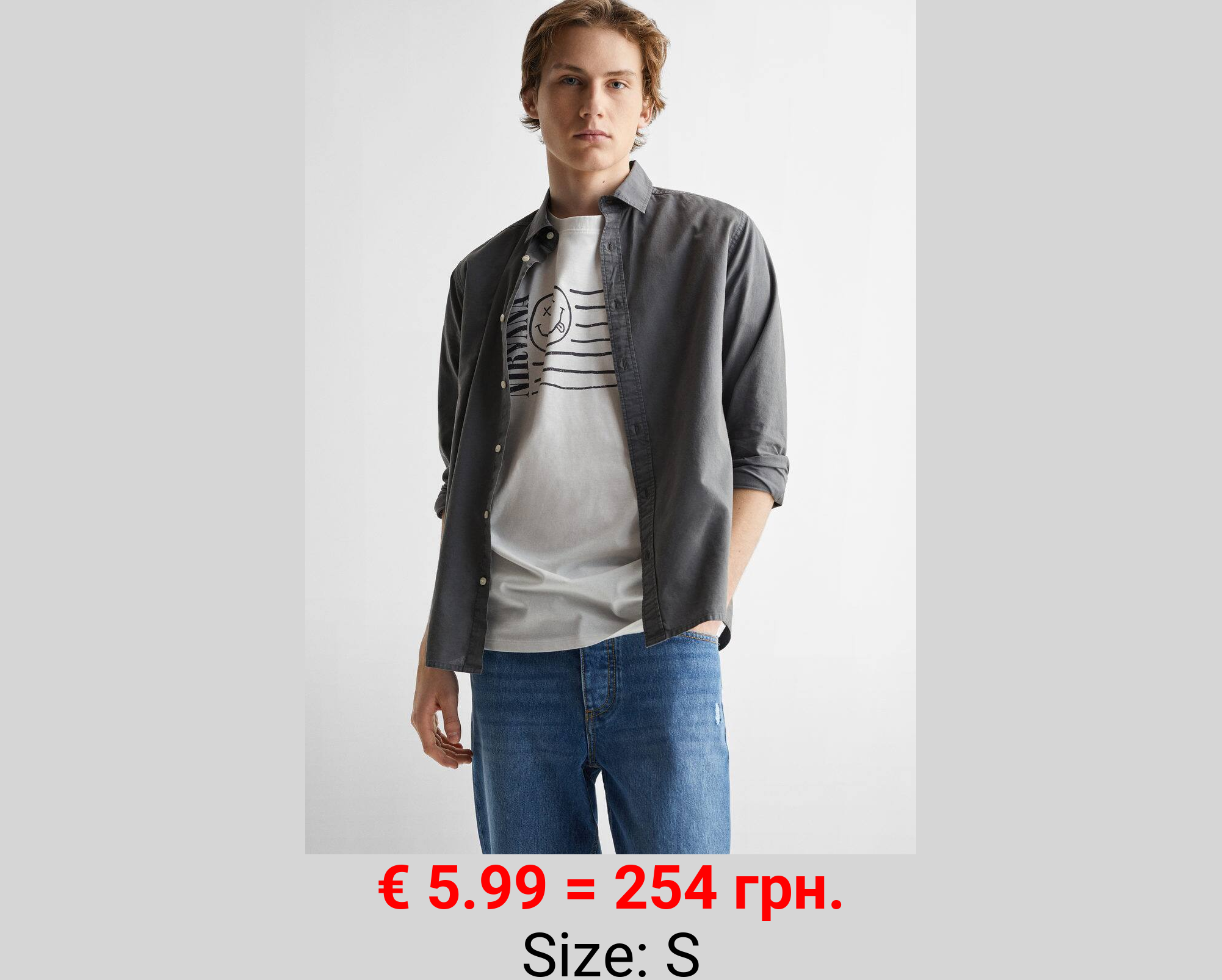 Camiseta diseño nirvana