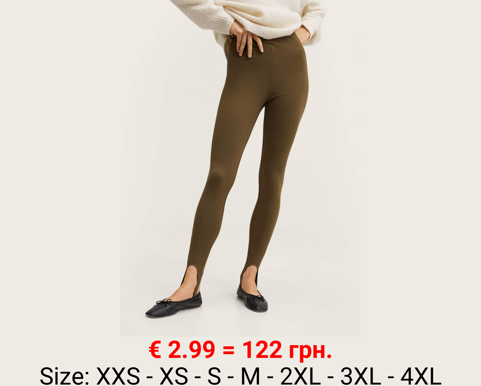 Leggings básicos fuseau 