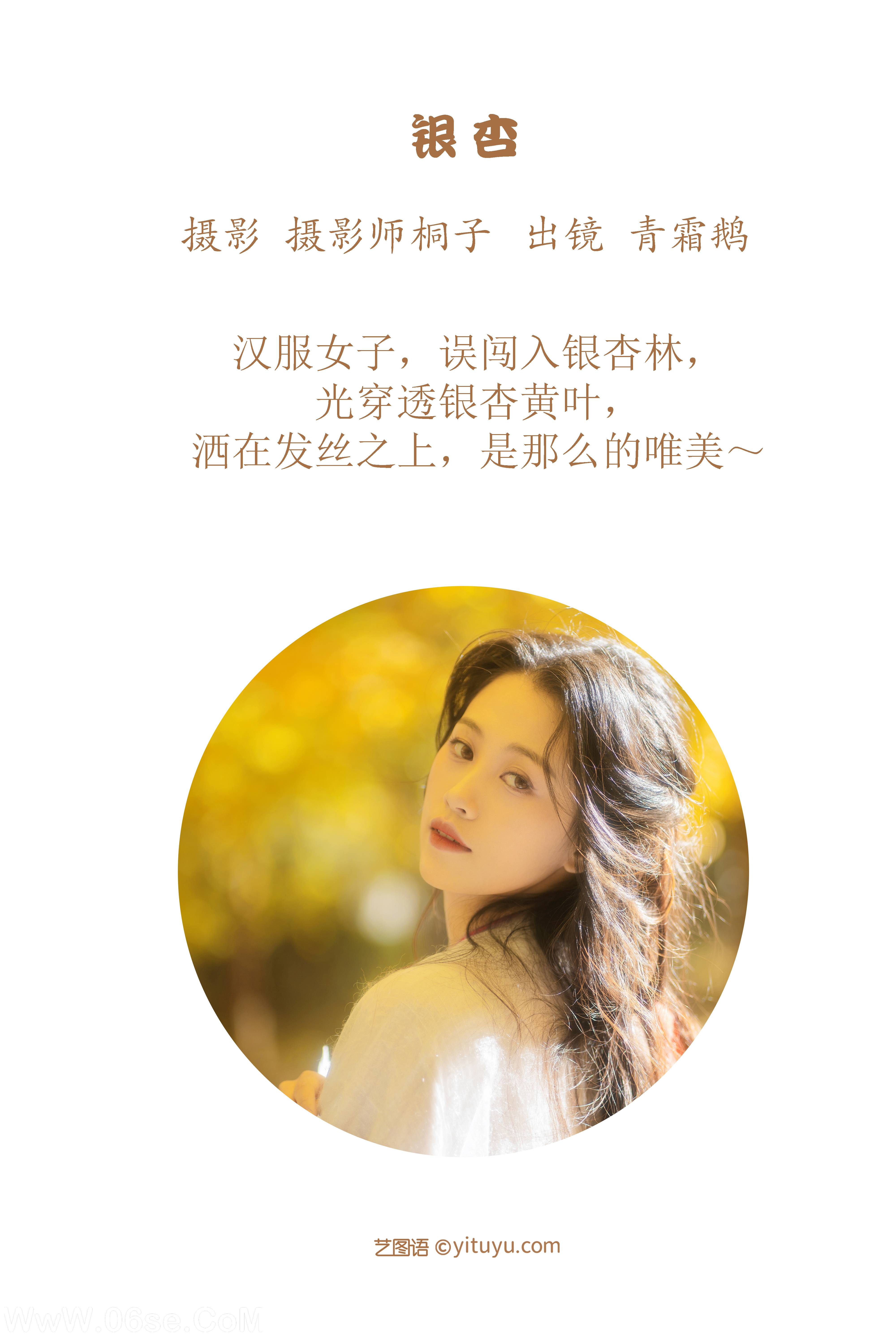 图片[2]-[YITUYU艺图语]2022.11.30 银杏 青霜鹅[25+1P／393MB]-六色网