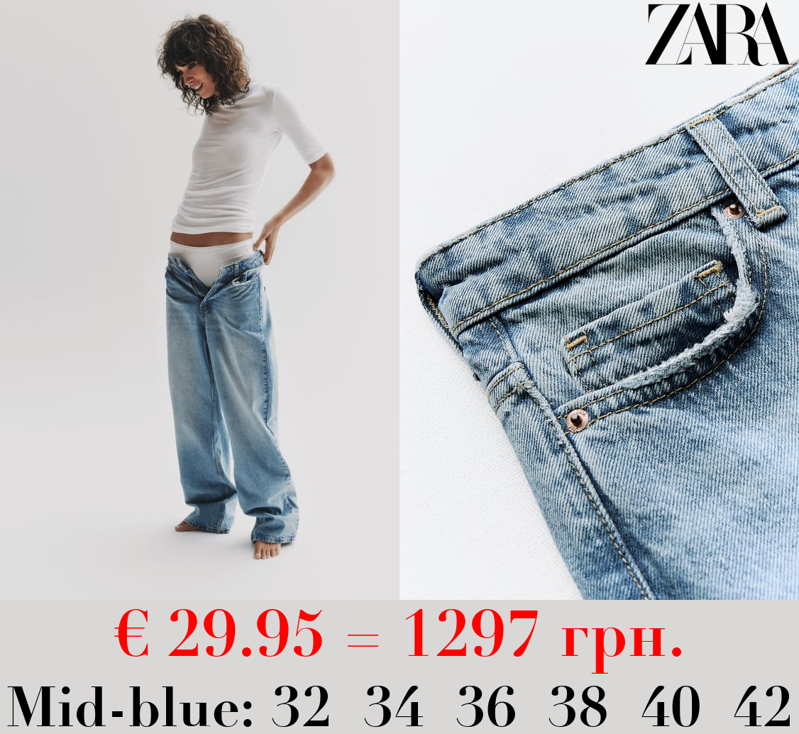 Z1975 STRAIGHT-FIT HIGH-WAIST FULL LENGTH JEANS