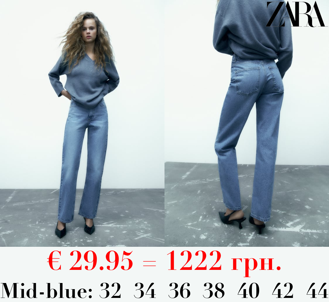 Z1975 HIGH-RISE STRAIGHT-FIT LONG-LENGTH JEANS