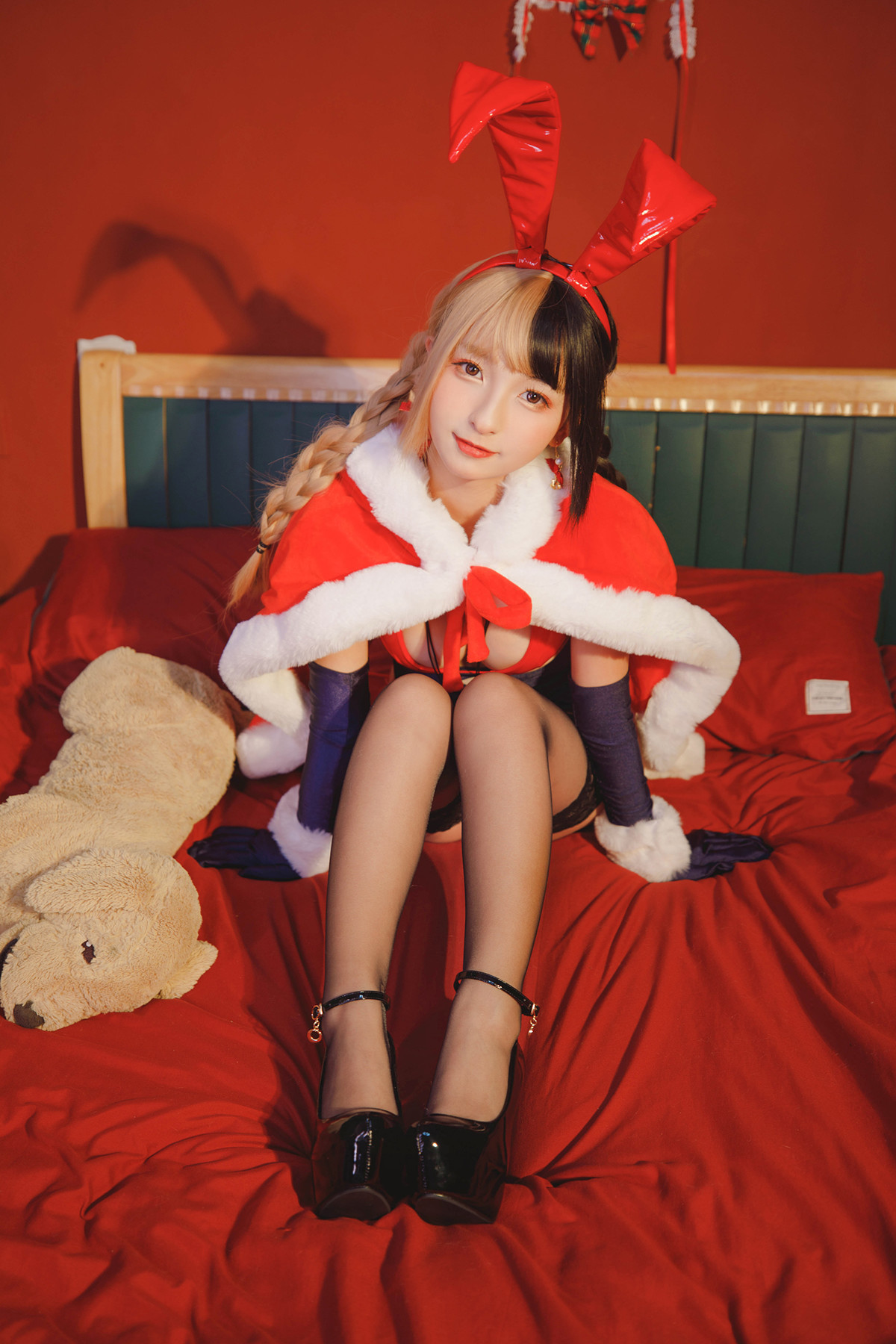 Cosplay 神楽坂真冬 绝对企画-圣诞小鹿《鹿の恩返し》 Set.02 26