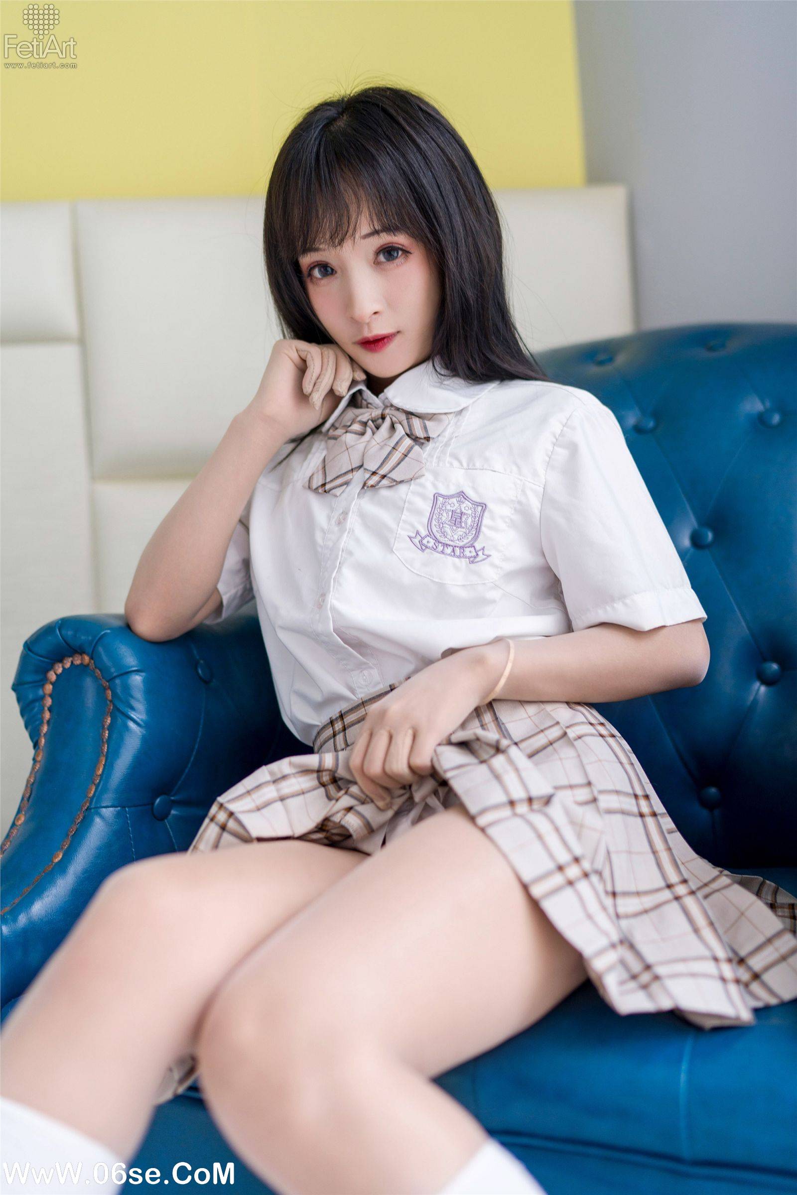 图片[29]-[FetiArt尚物集] NO.00063 Lively School Girl-六色网