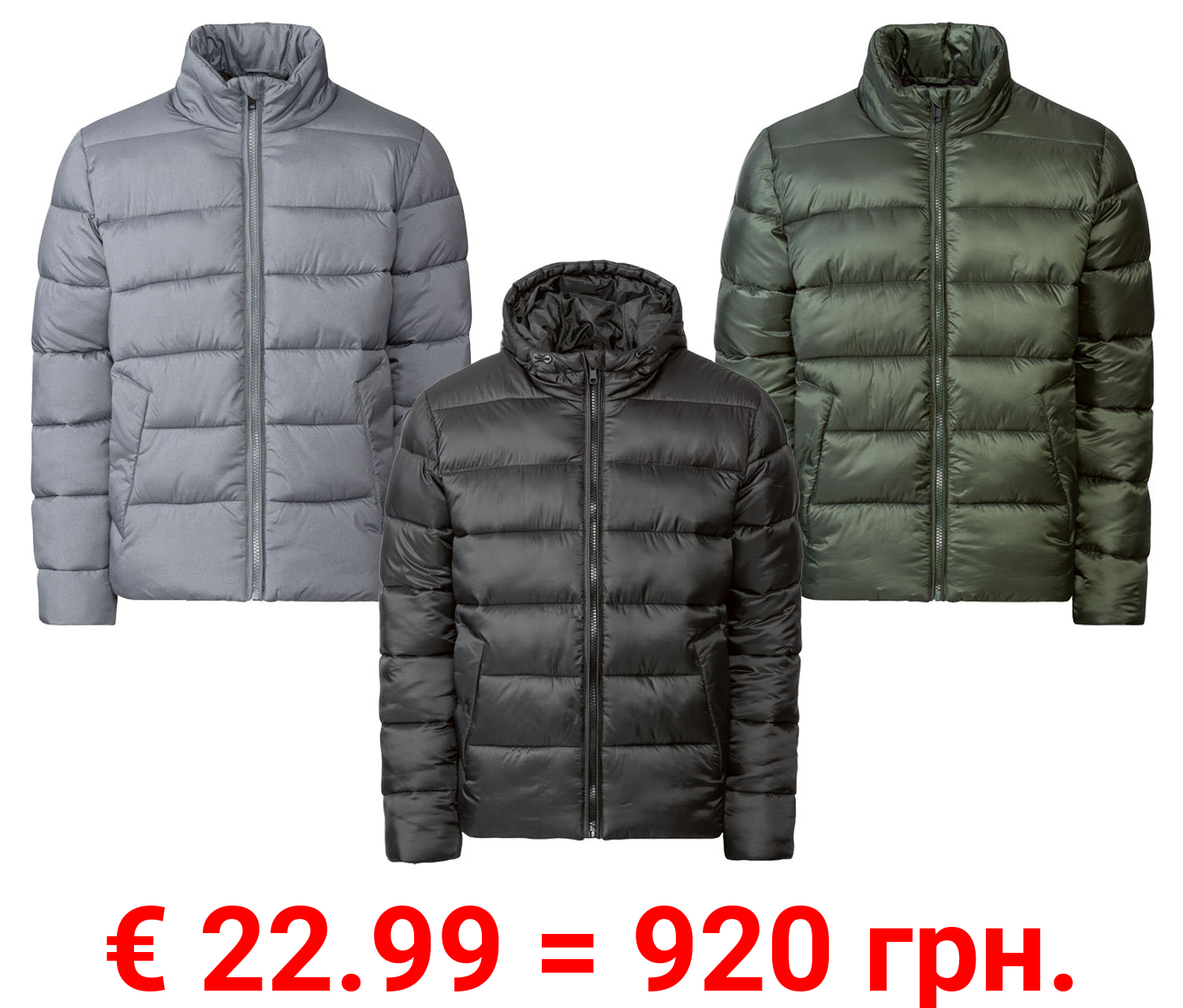 LIVERGY® Herren Steppjacke mit hervorragender Wärmeisolierung