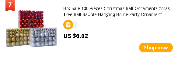 Hot Sale 100 Pieces Christmas Ball Ornaments Xmas Tree Ball Bauble Hanging Home Party Ornament Decor Solid Box wholesale

