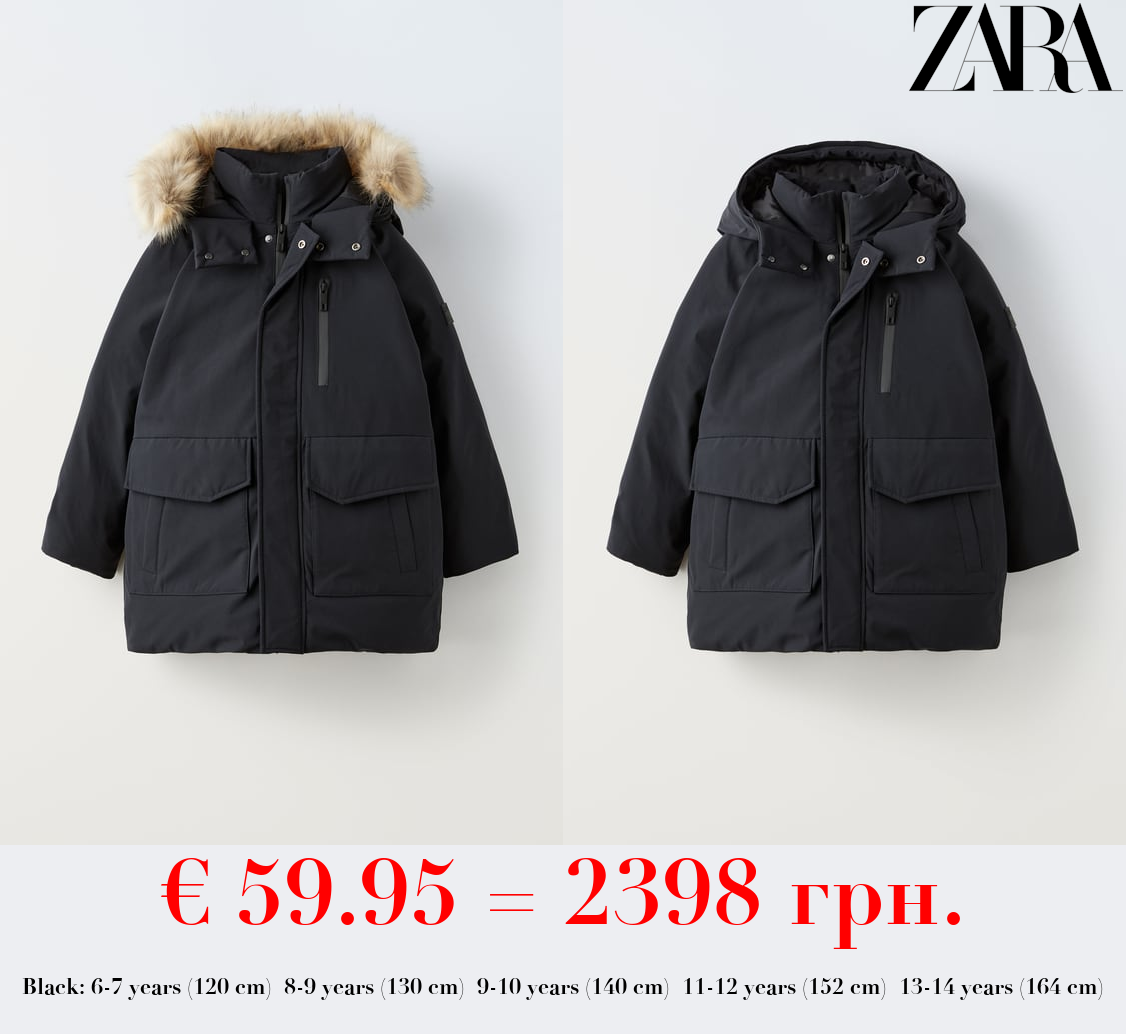 FEATHER AND DOWN WATERPROOF PARKA
