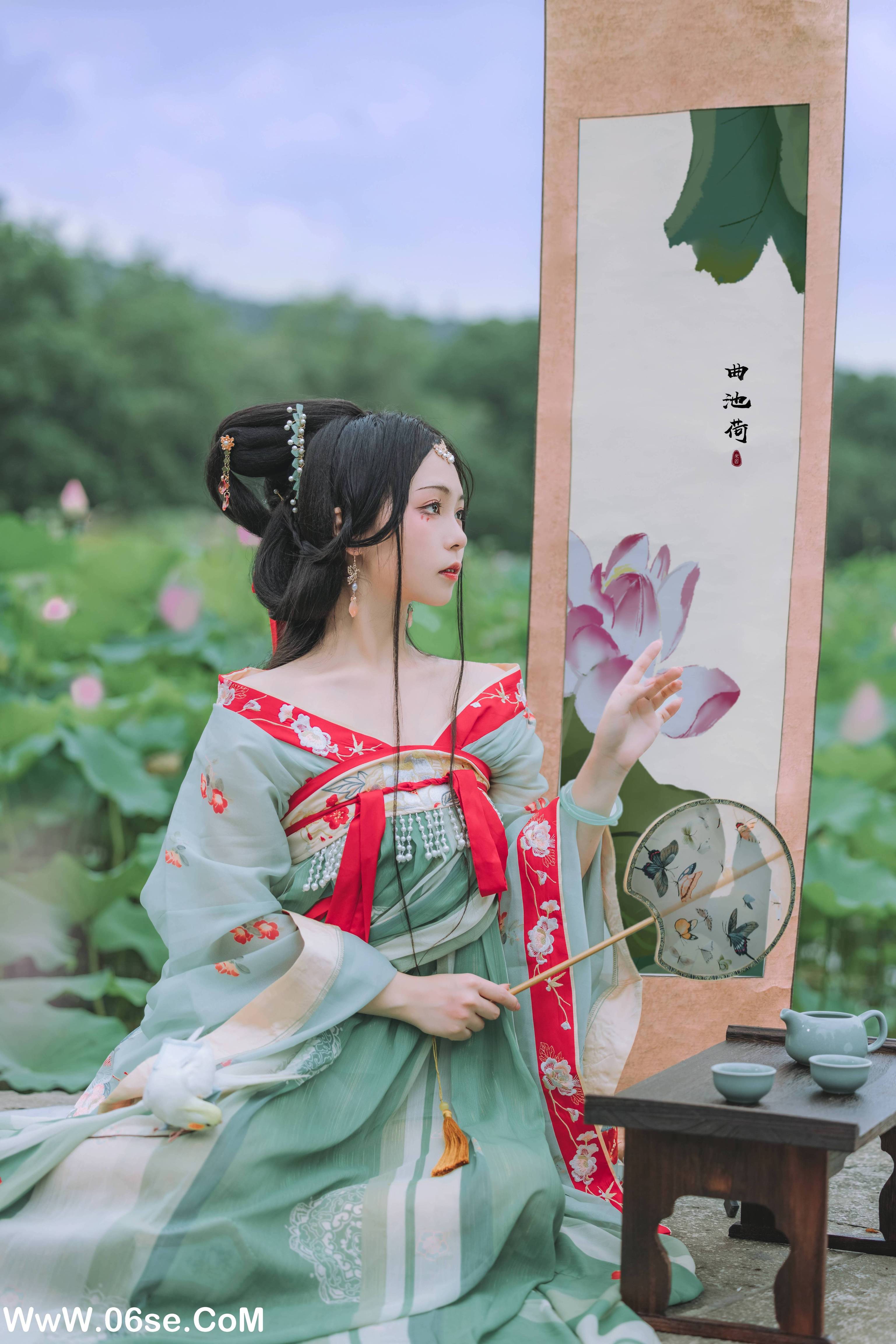 图片[5]-[YITUYU艺图语]2022.08.13 风荷举 阡墨红尘[21+1P／345MB]-六色网