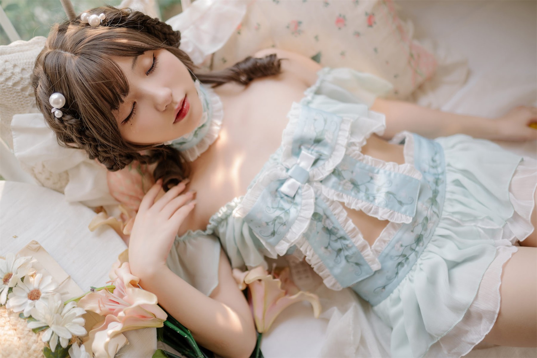 Cosplay 花玲 豌豆公主仆 41